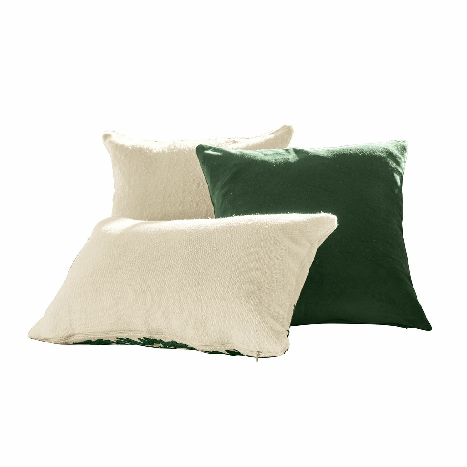 Lot de 3 housses de coussins Pavie
