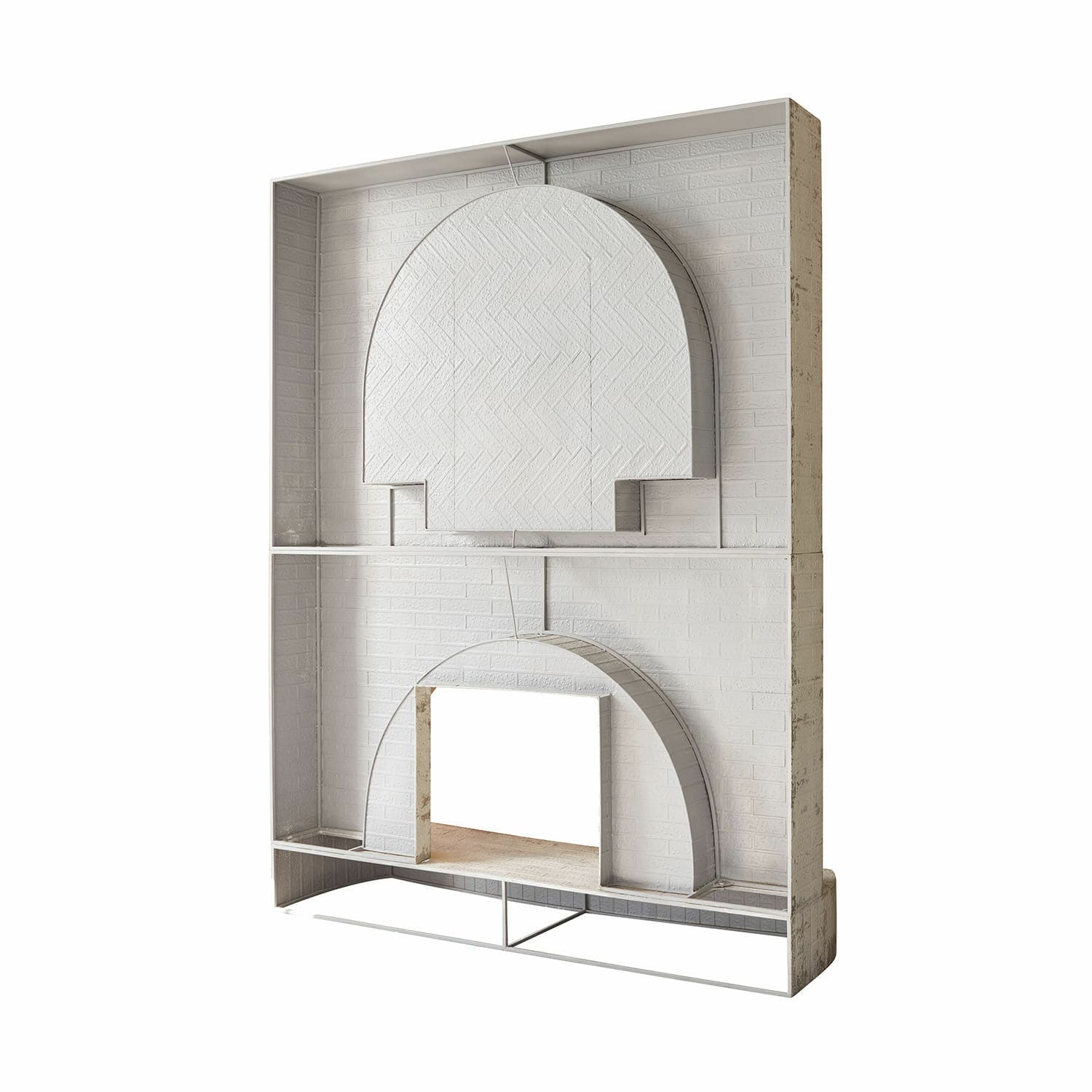 Console de cheminée Forêt Émeraude