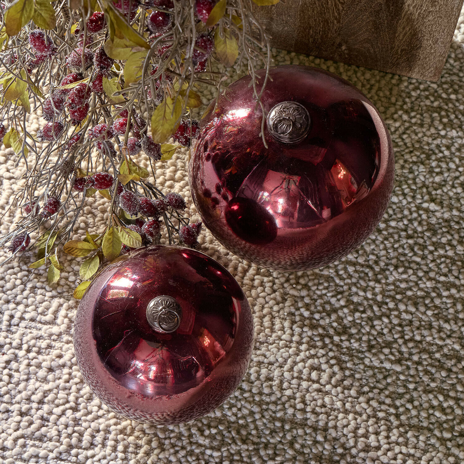 Lot de 2 boules de Noël Murrey