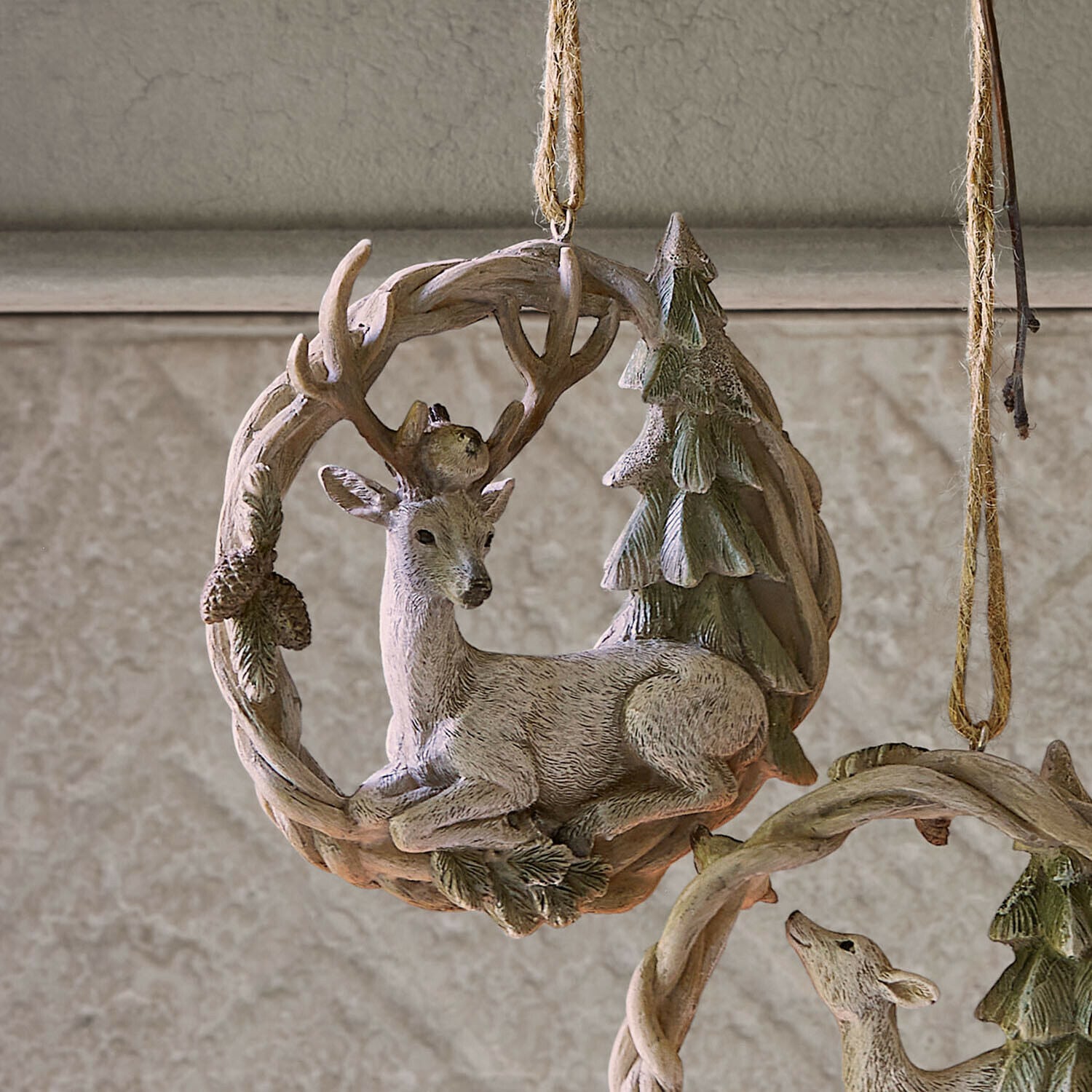 Lot de 3 décorations à suspendre Miranah