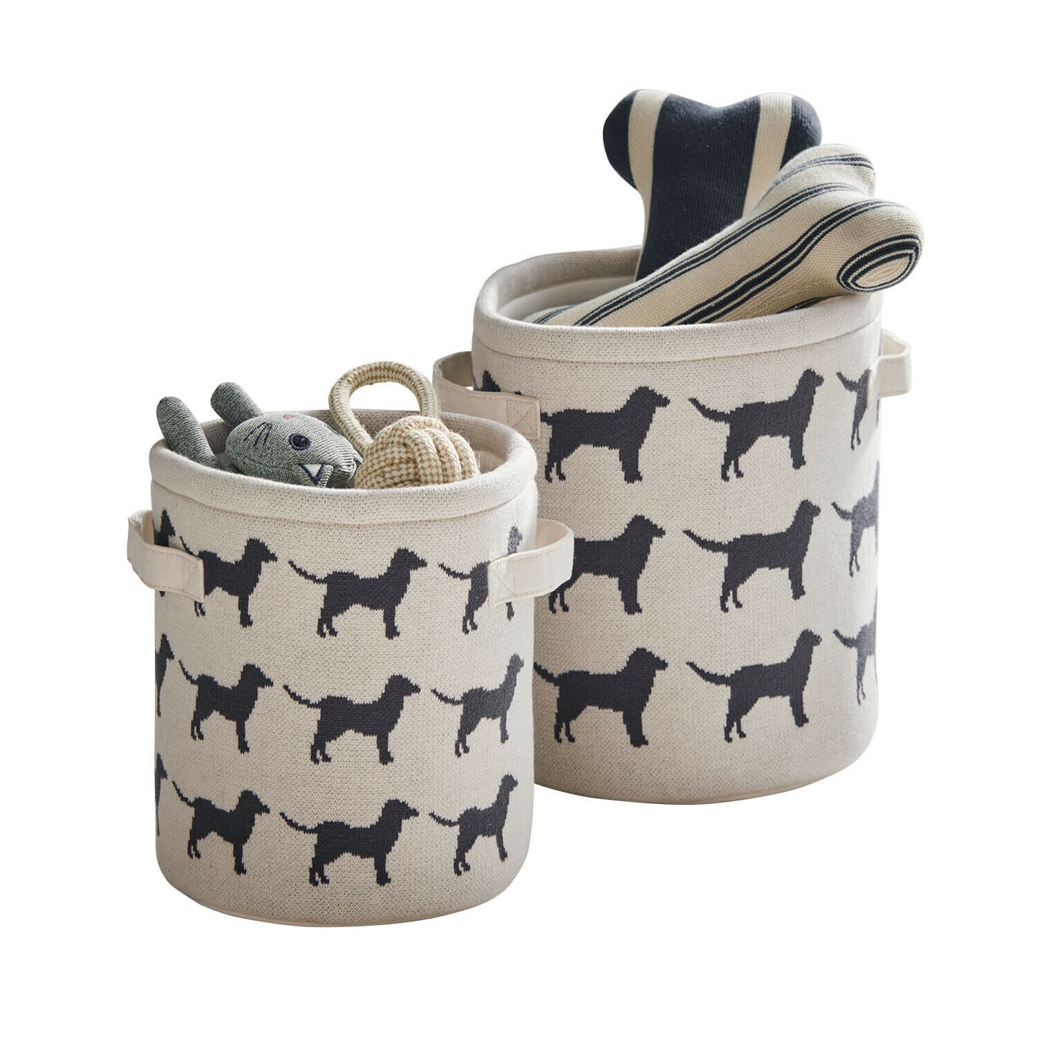 Lot de 2 paniers pour animaux Pawelino