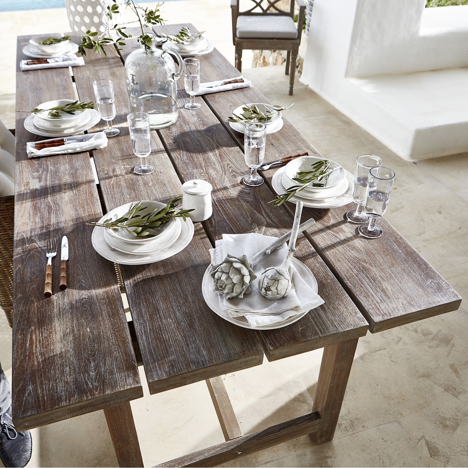 Lot de 2 décorations artichaut Myka