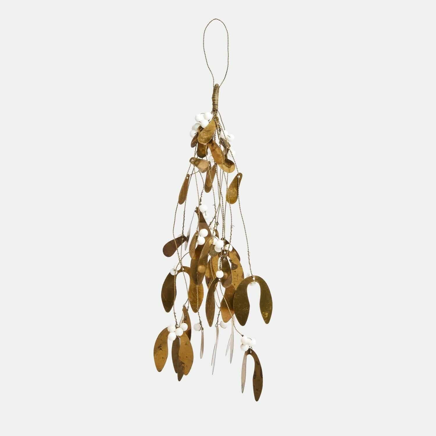 Branche de gui décorative Aurenis