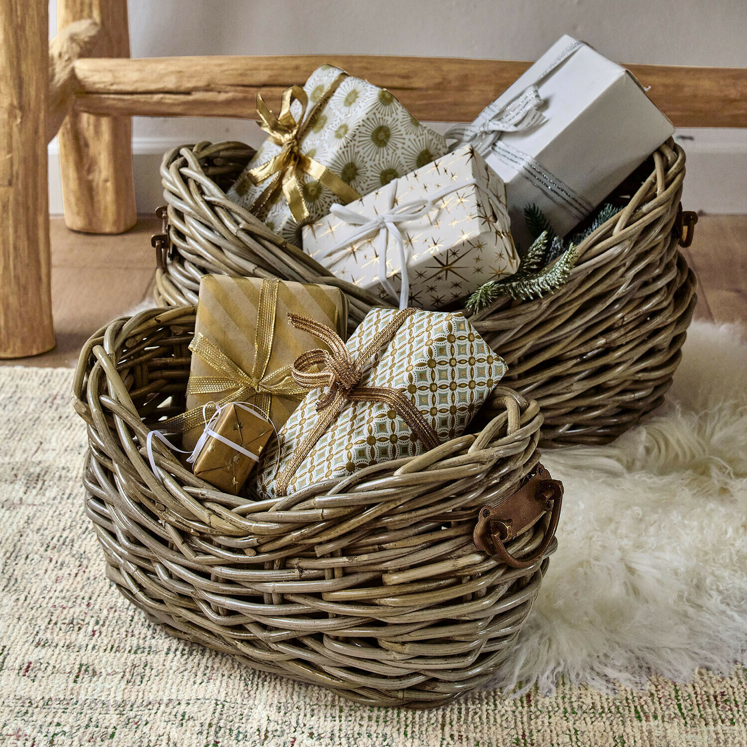 Set de 2 corbeilles Bellorie
