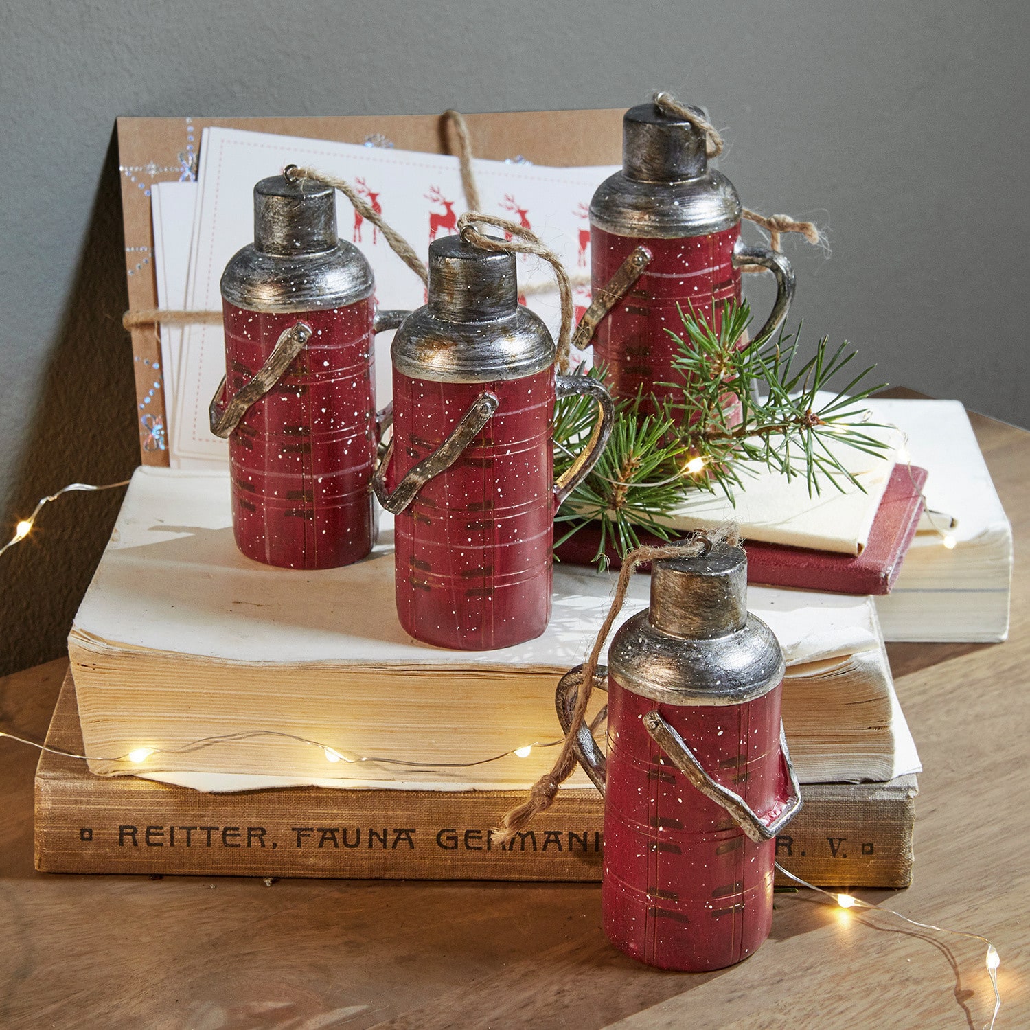 Lot de 4 suspensions Martine