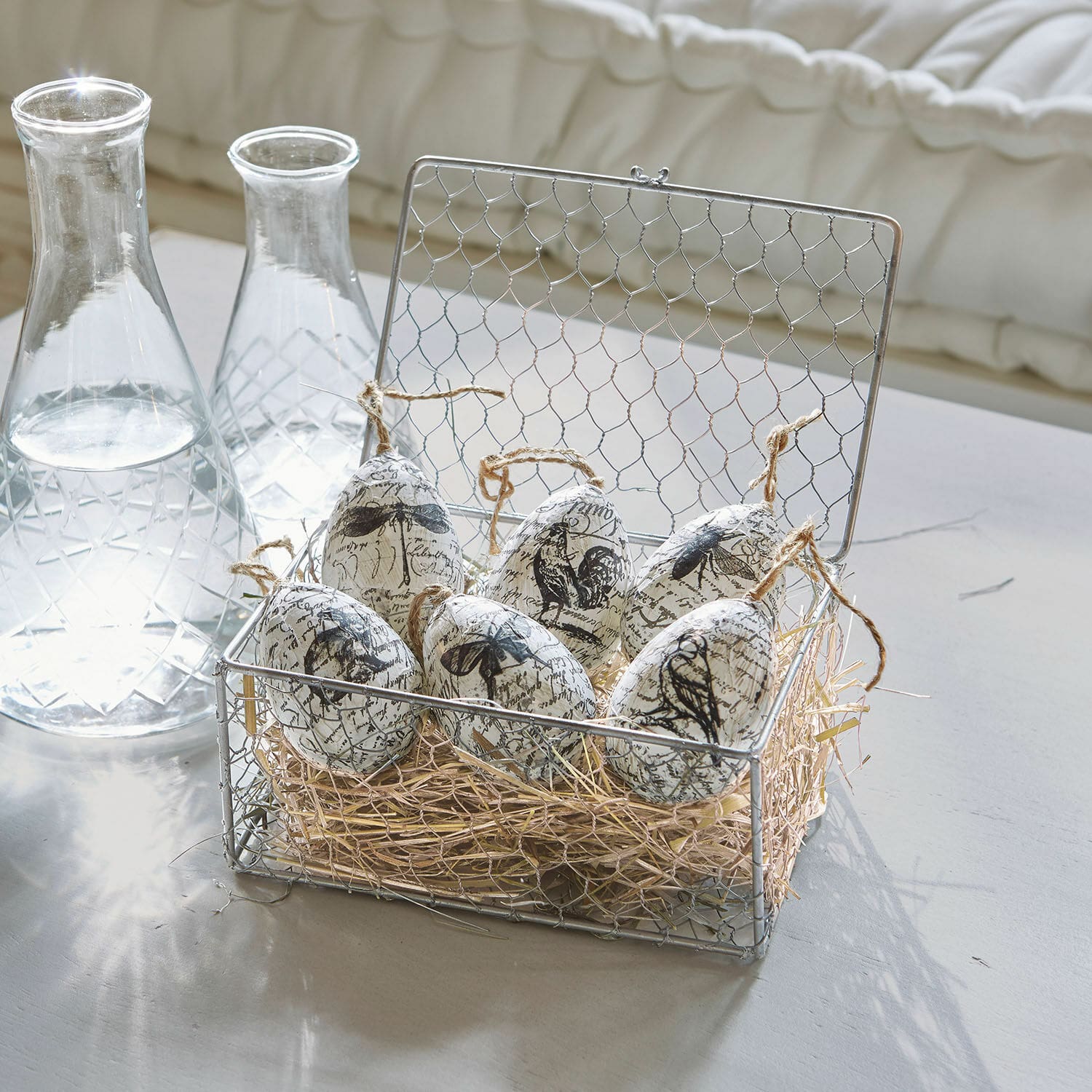 Lot de 6 œufs de Pâques Beston