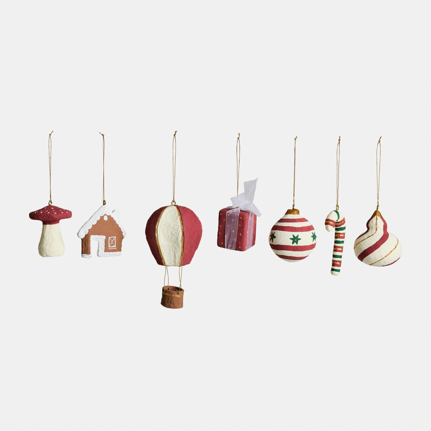Lot de 7 décorations à suspendre Doosie
