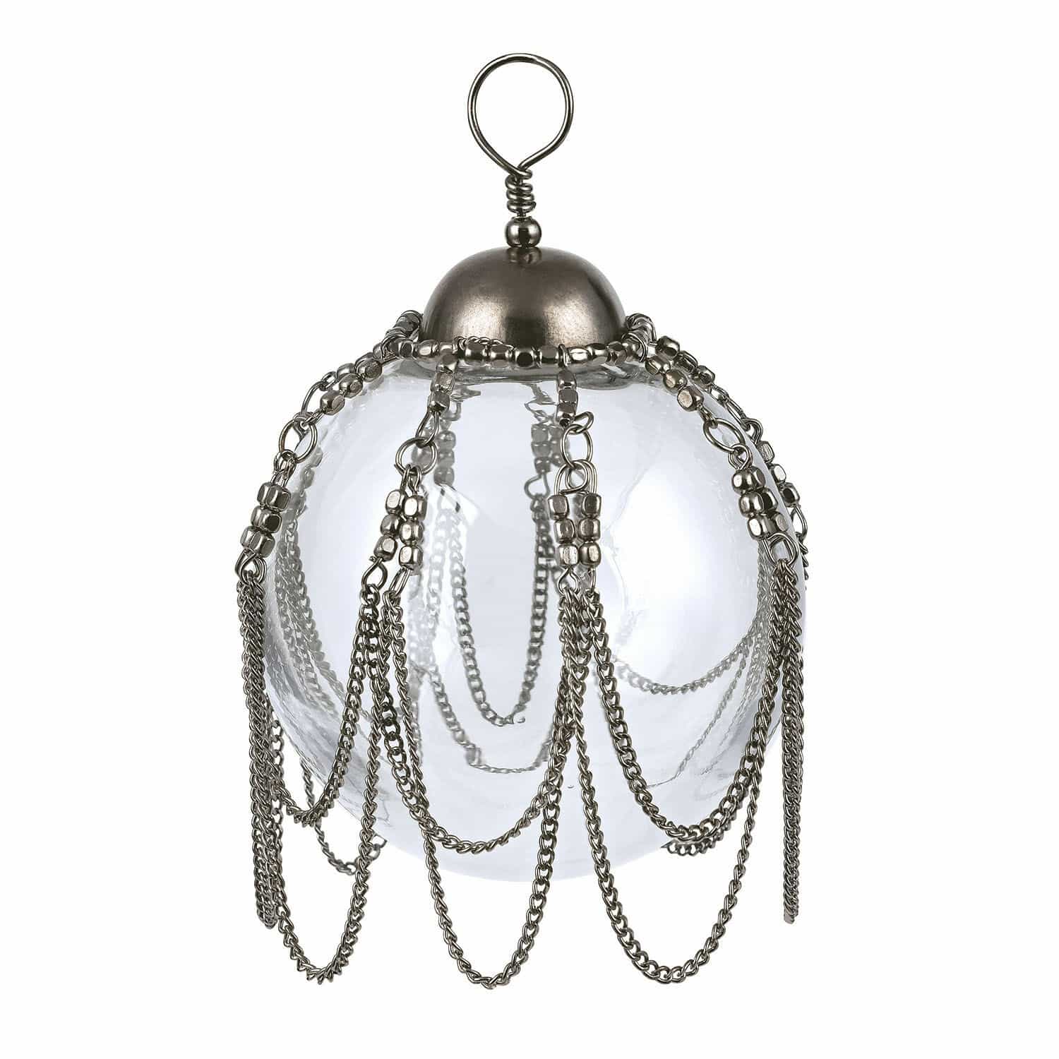 Lot de 4 boules de Noël Parelle