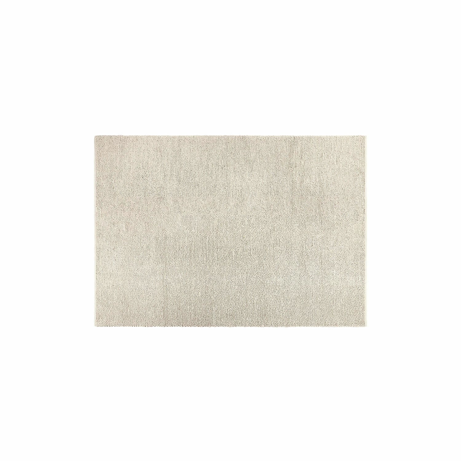Tapis Coleman Set de table rectangulaire beige en tissu texturé pour décoration de table élégante