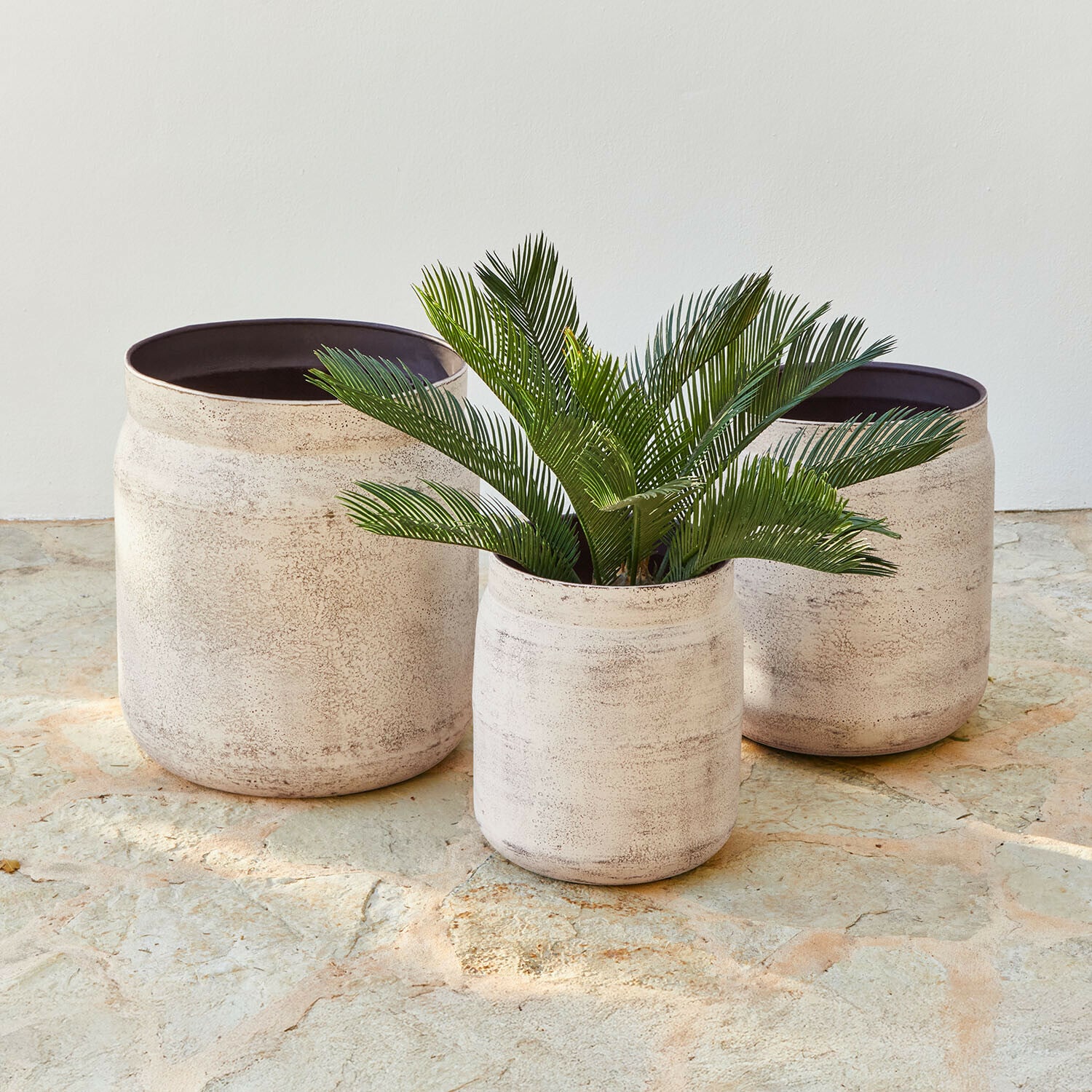 Lot de 3 cache-pots Palivonde