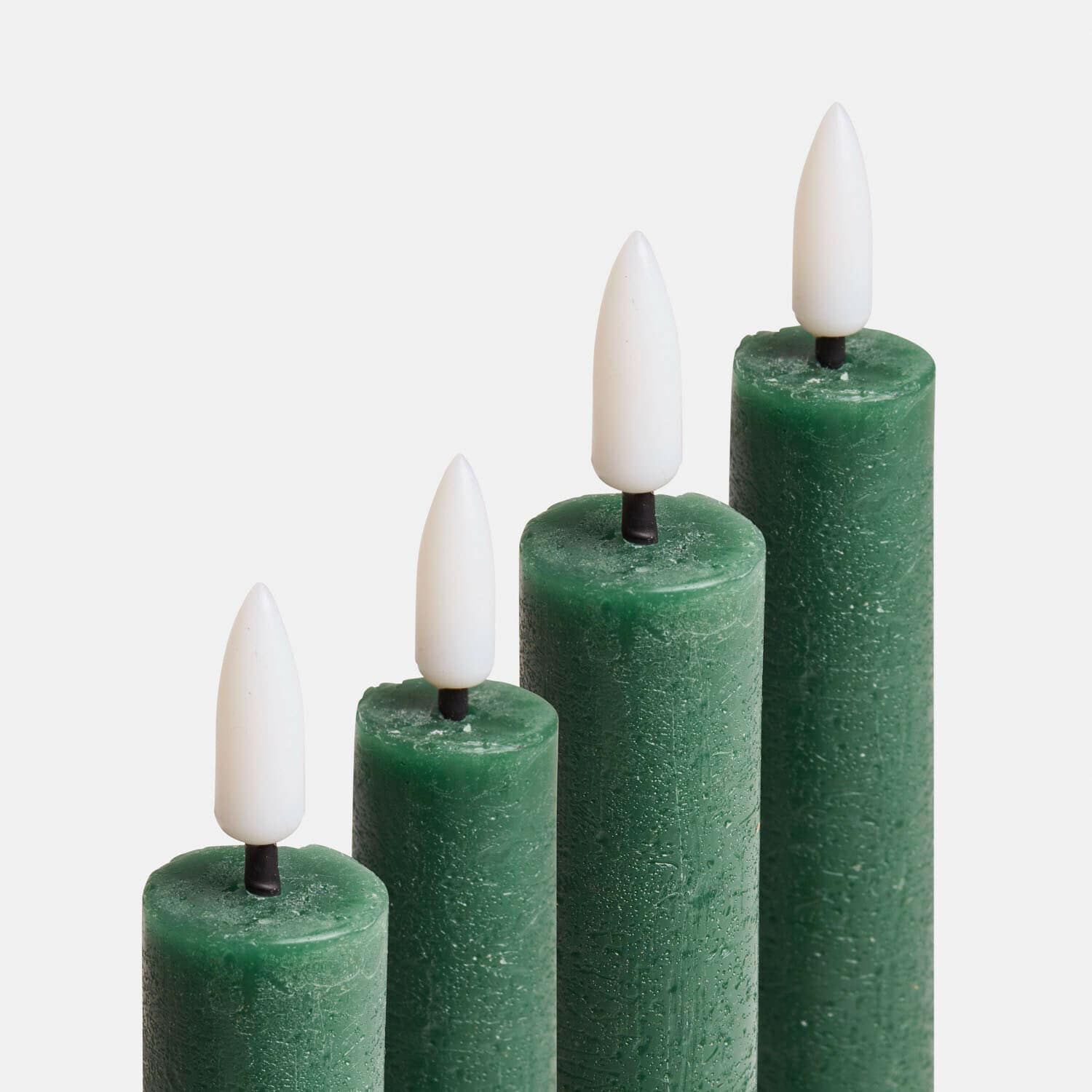 Lot de 4 bougies longues à LED Eldsora