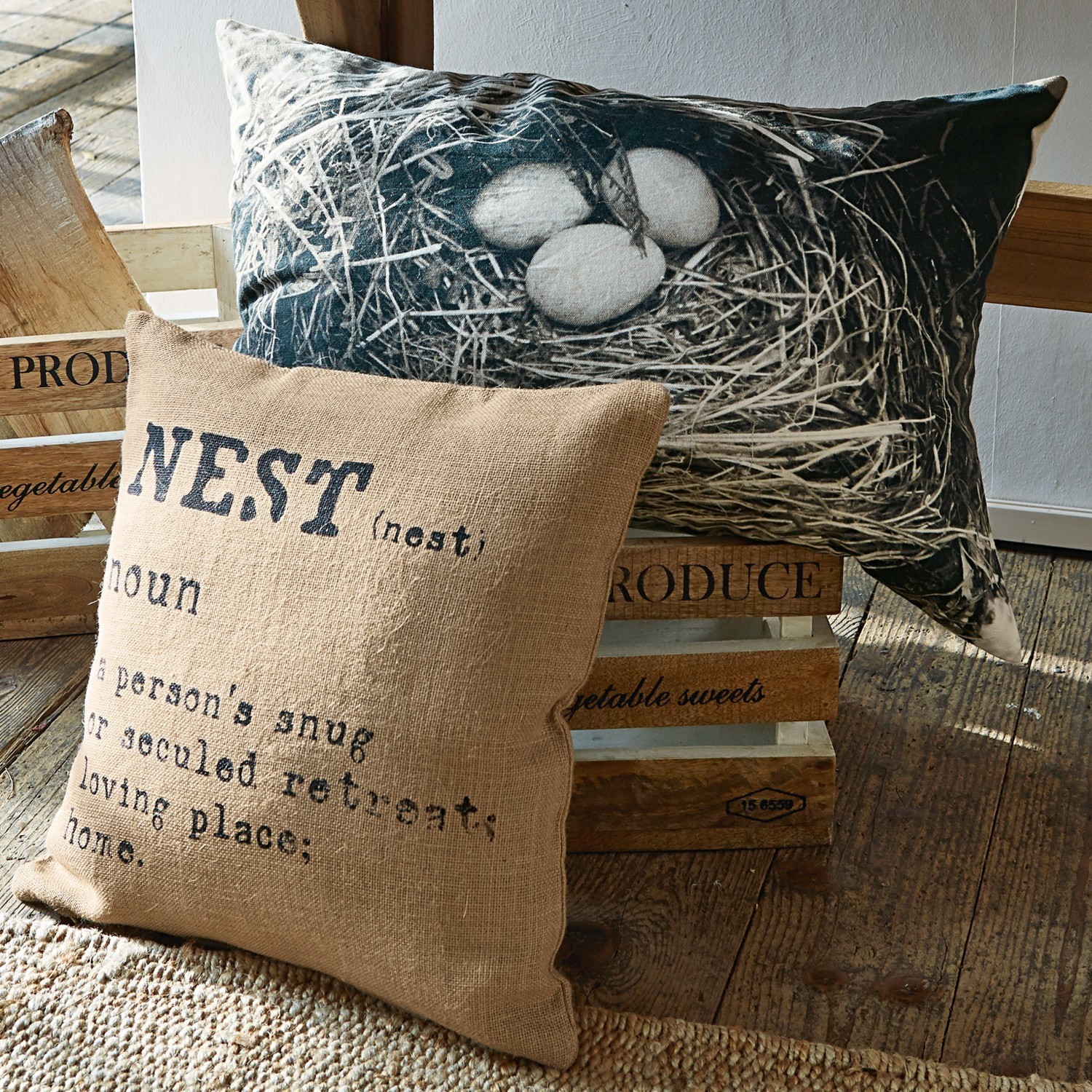 Lot de 2 coussins Nest