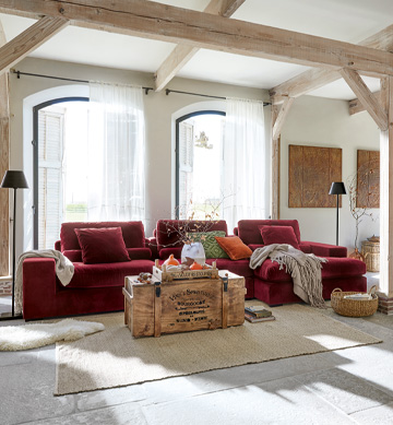 Textile d’automne en velours