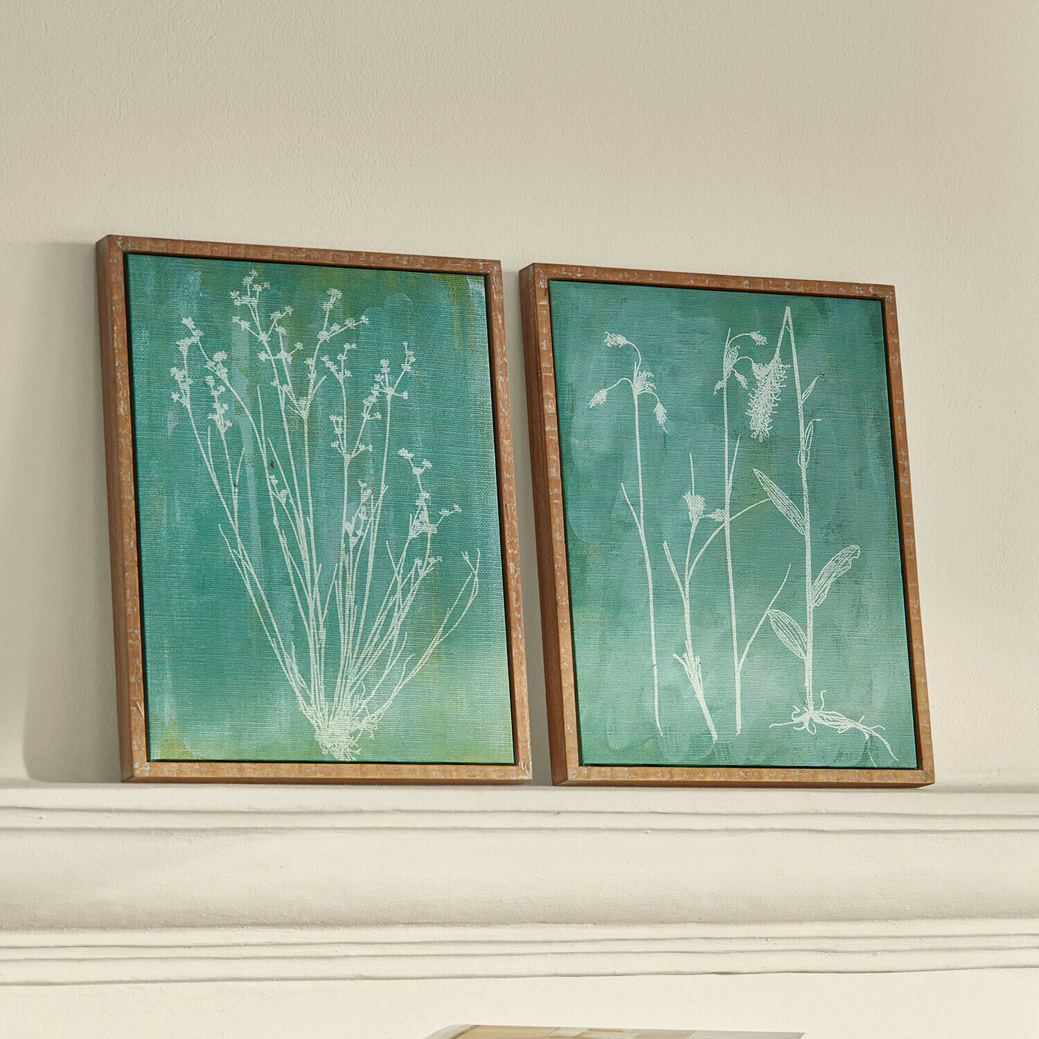 Lot de 2 tableaux Delviane