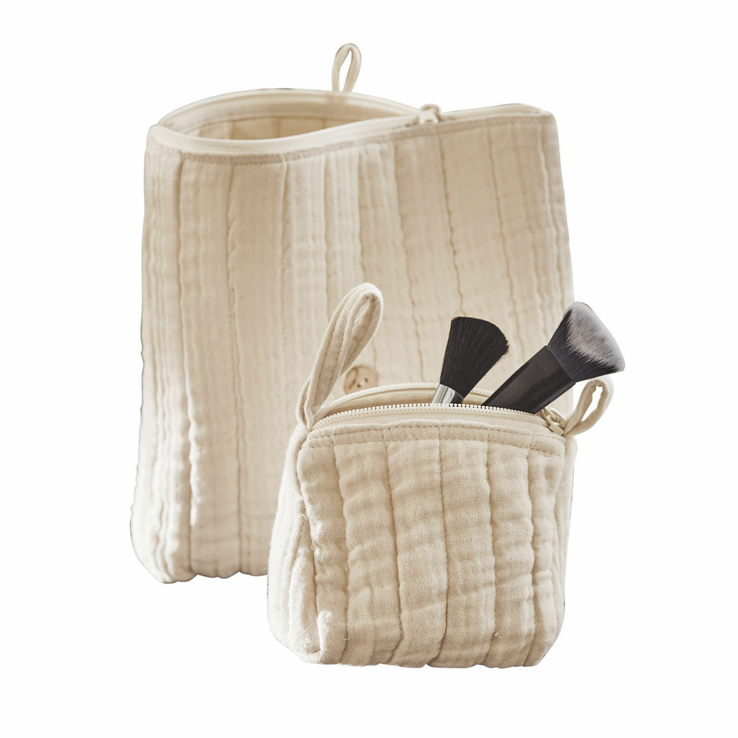 Lot de 2 trousses de toilette Huillé