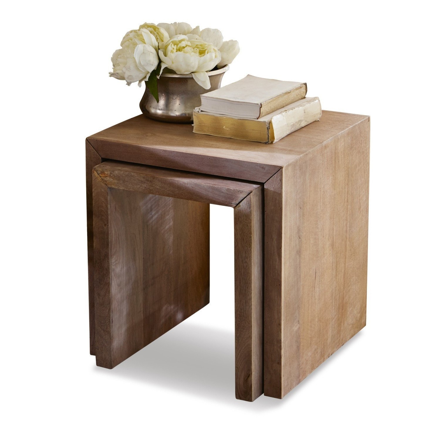 Lot de 2 tables d'appoint Hadley