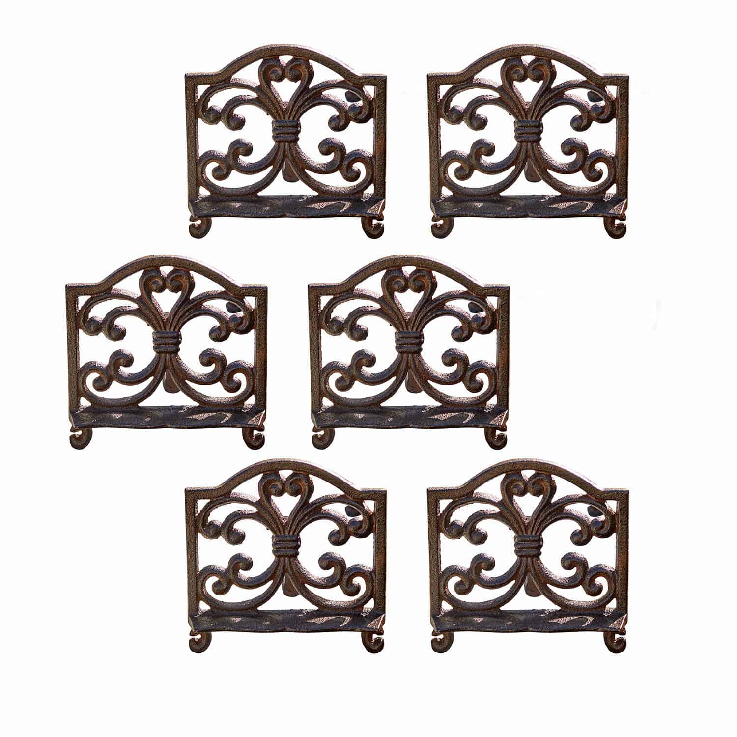 Lot de 6 porte-cartes Plesnois