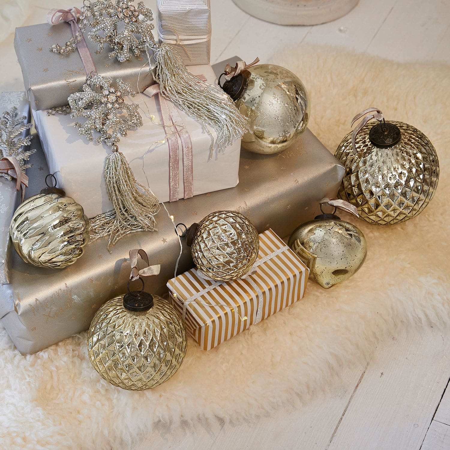 Lot de 6 boules de Noël Lyas