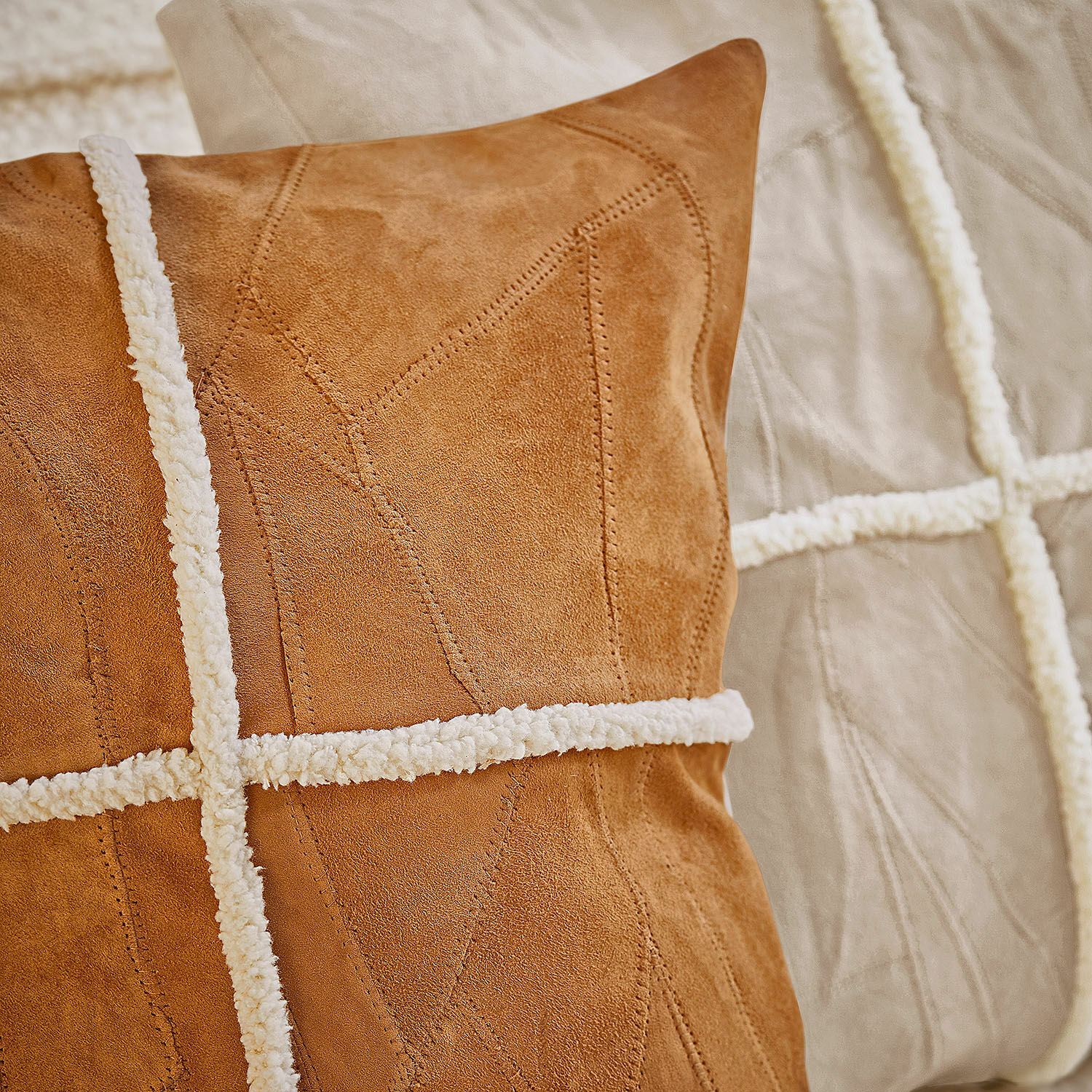 Lot de 2 housses de coussins Raminya
