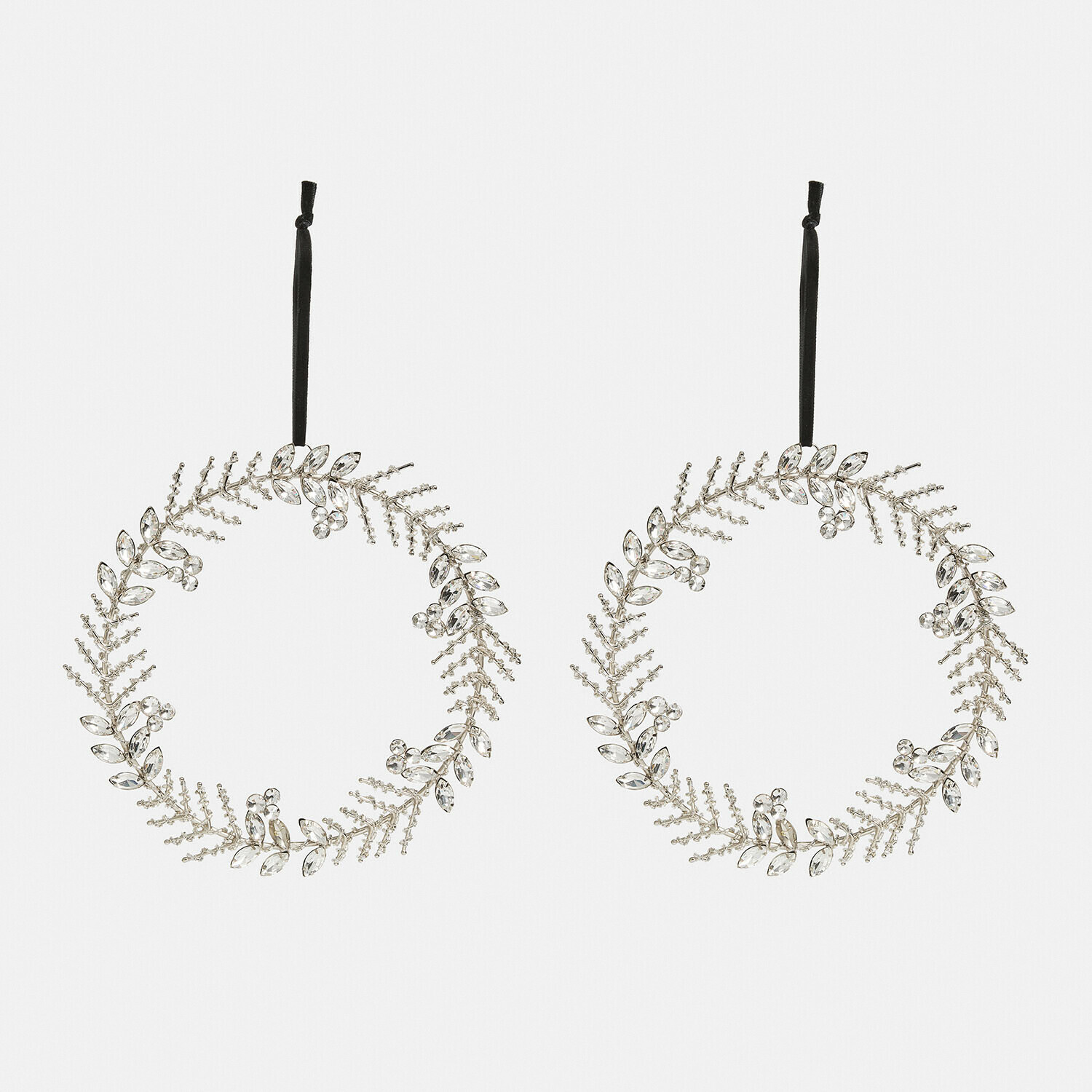 Lot de 2 couronnes Sølvås