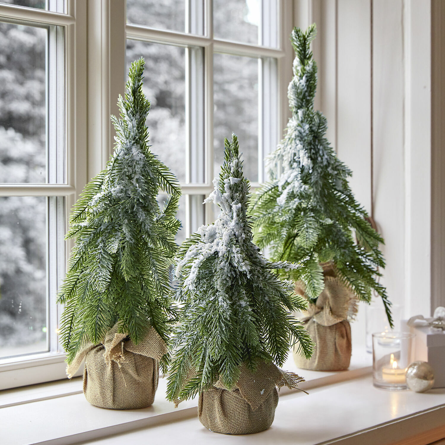 Lot de 3 sapins décoratifs Selitor