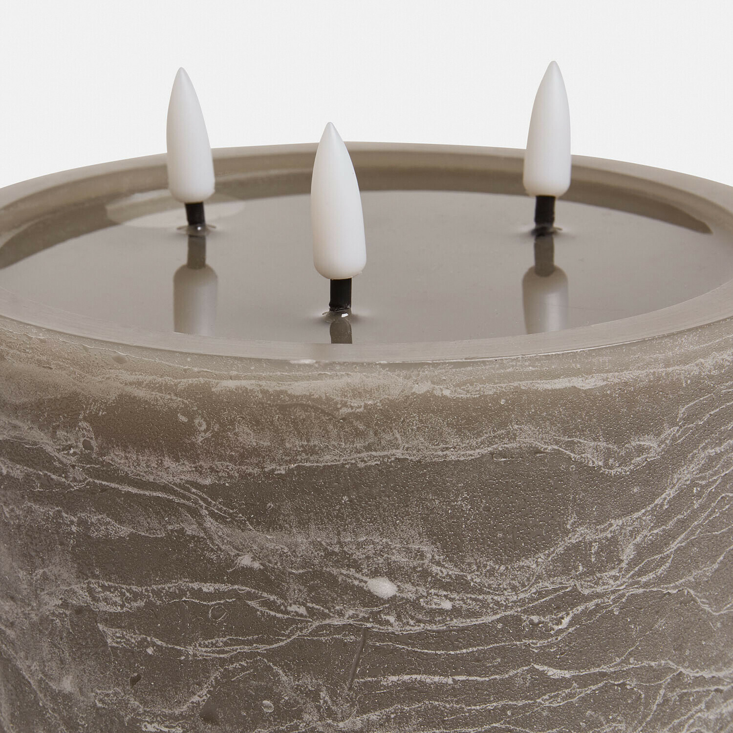 Bougie cylindrique à LED Solería