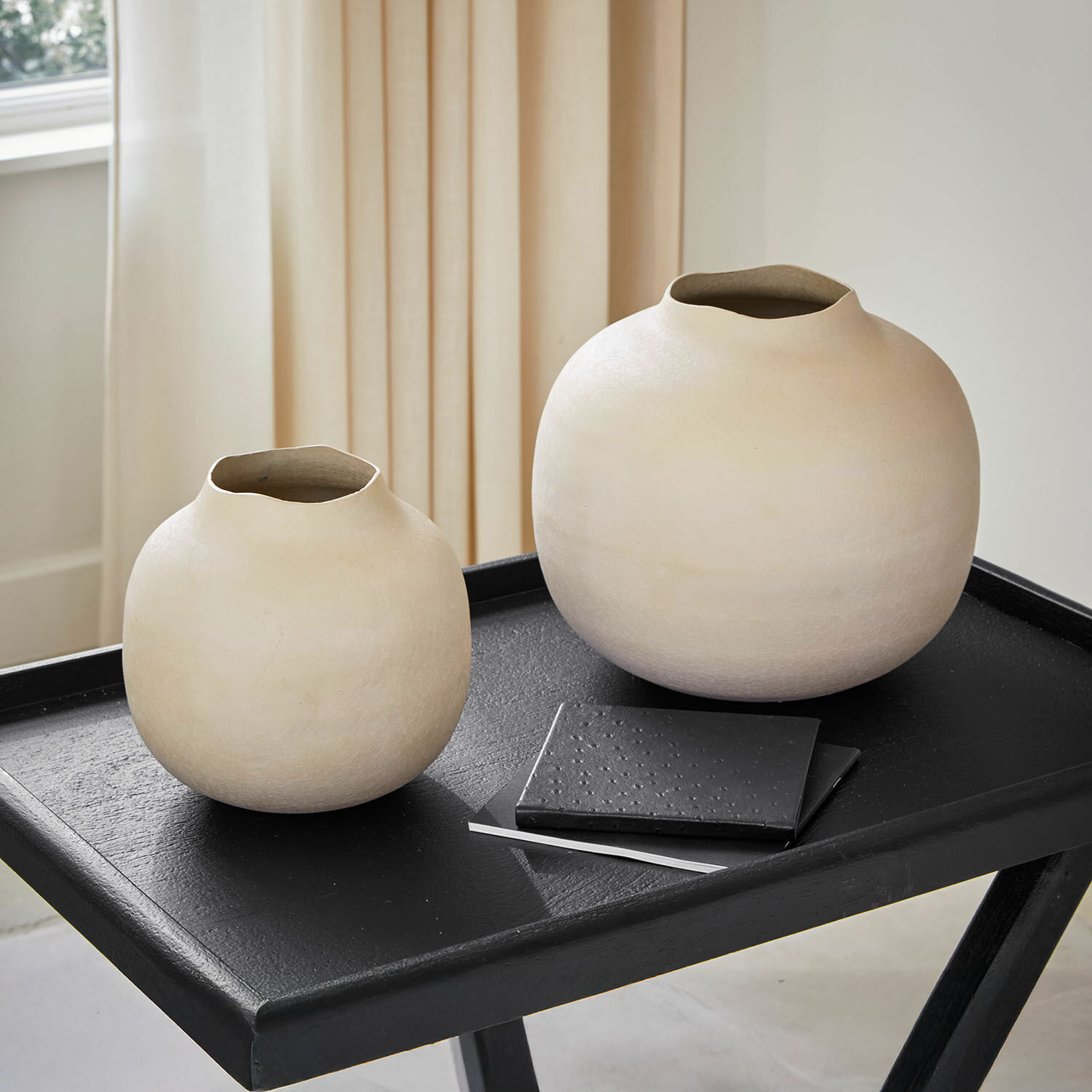 Lot de 2 vases Fleurons