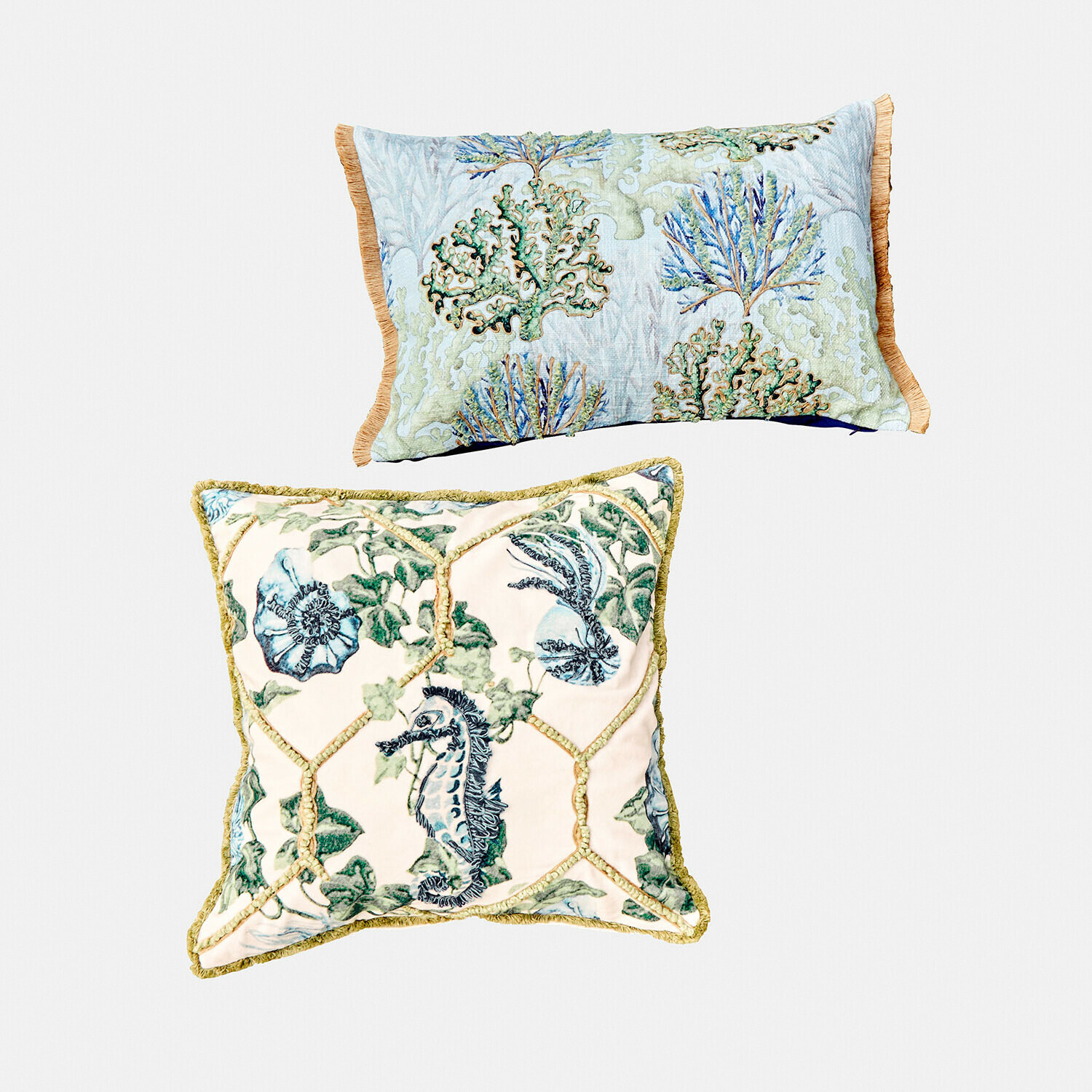Lot de 2 housses de coussins Ambrisse