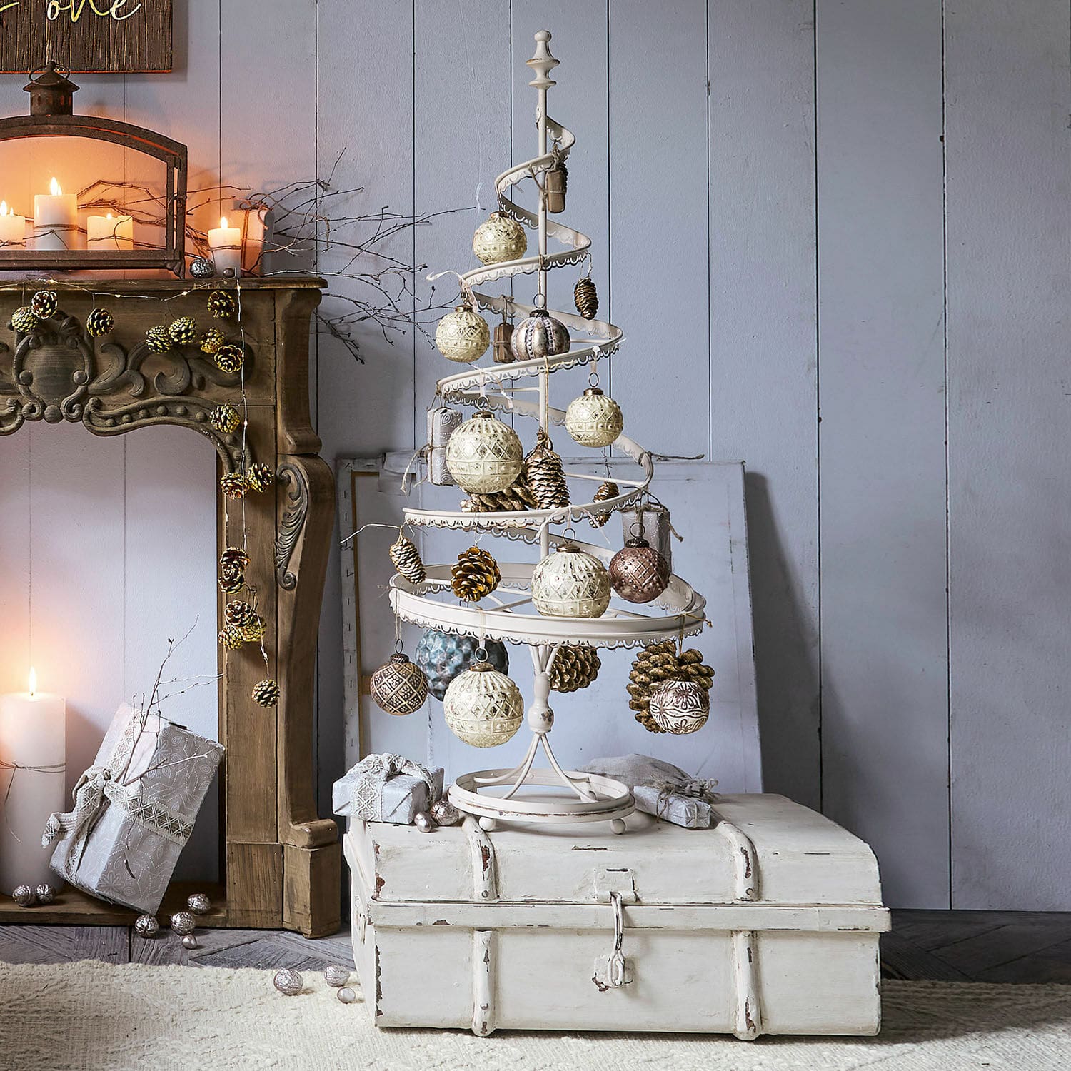 Lot de 6 décorations de Noël Gladwin