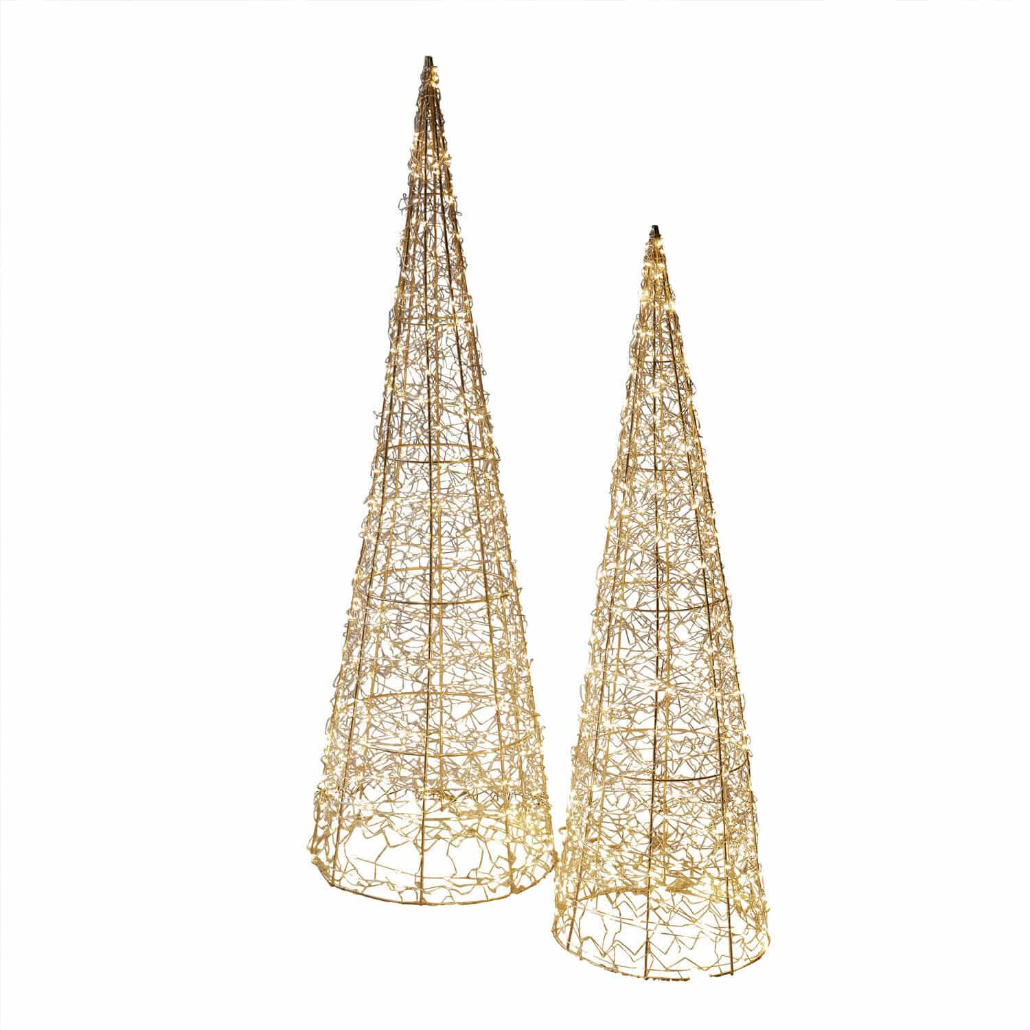Lot de 2 sapins de Noël Oakworth