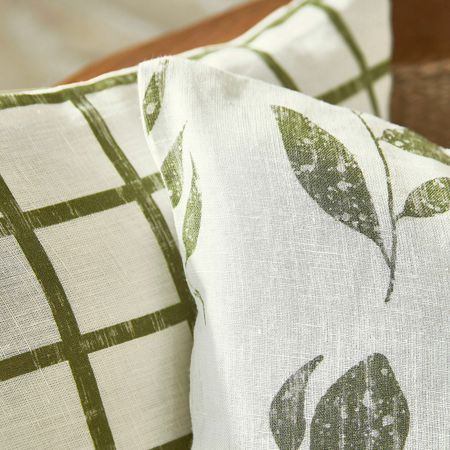 Lot de 2 housses de coussins Klivento