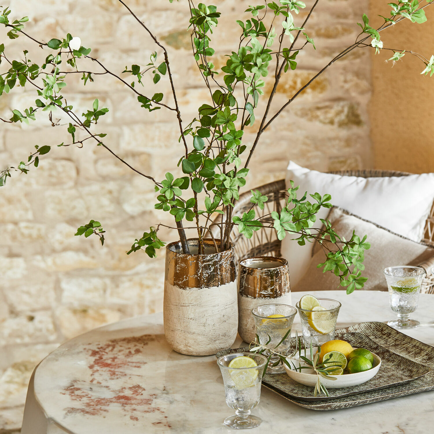 Lot de 2 vases Hafira