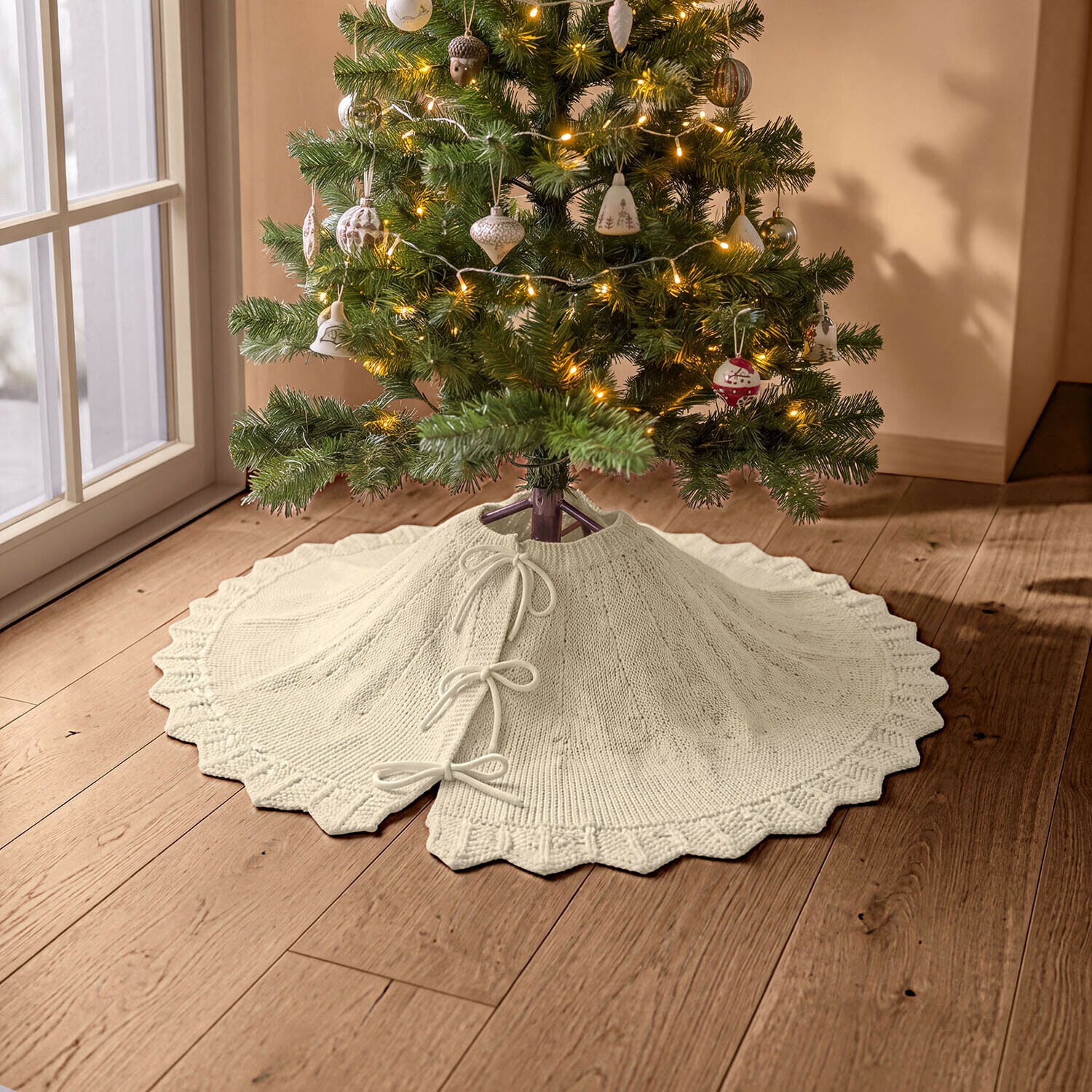 Couvre-pied de sapin de Noël Ysavelle