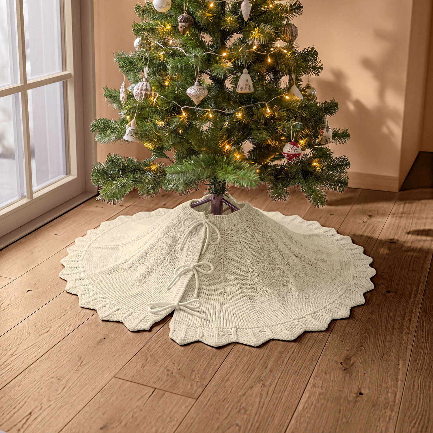 Couvre-pied de sapin de Noël Ysavelle