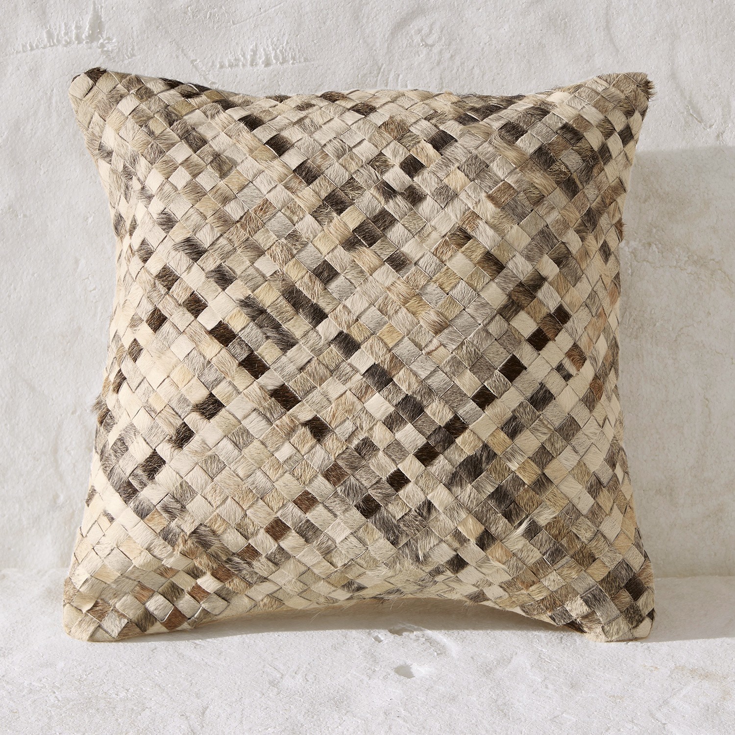 Housse de coussin Tressage