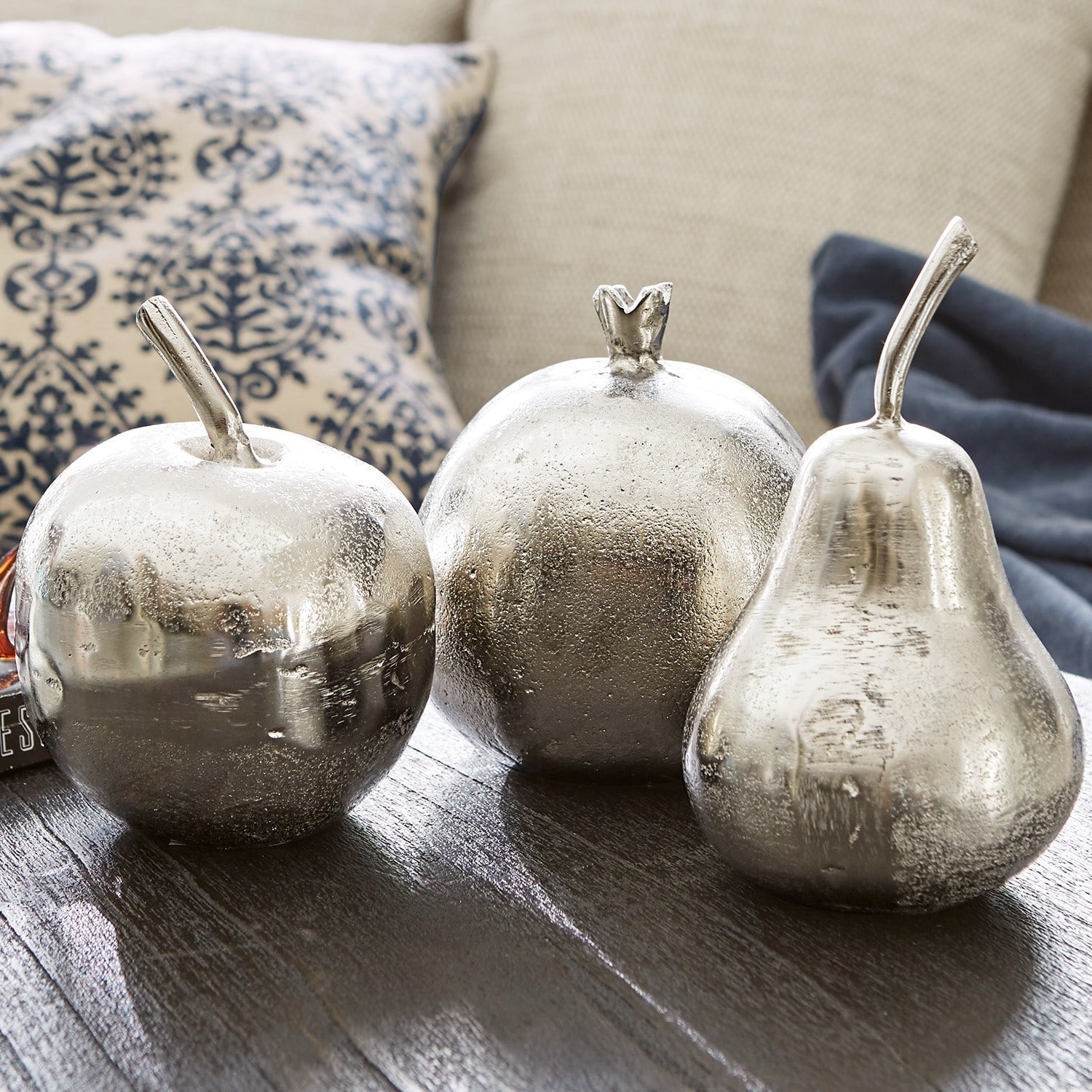Lot de 3 décorations Fruits Yate