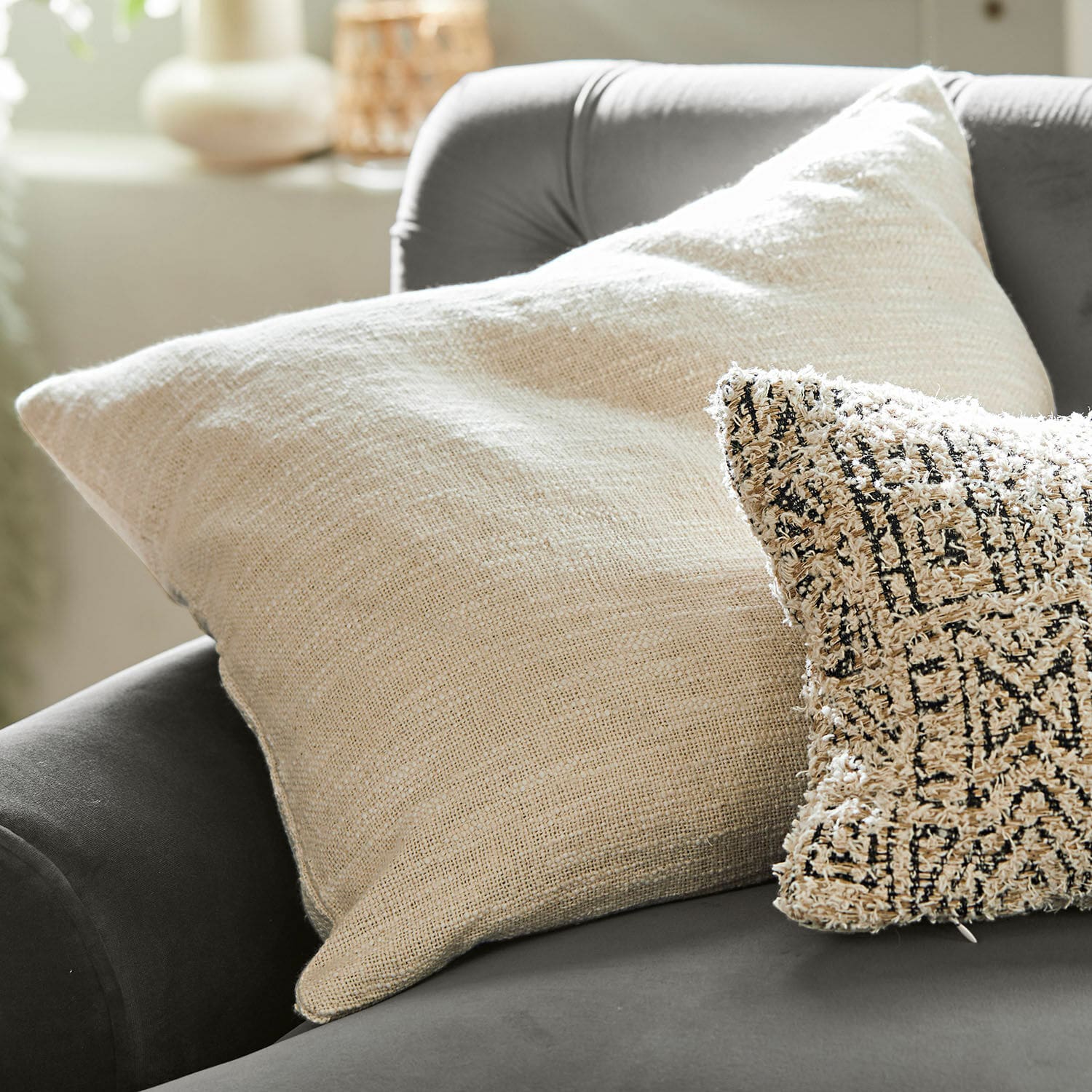 Lot de 2 housses de coussins Favière