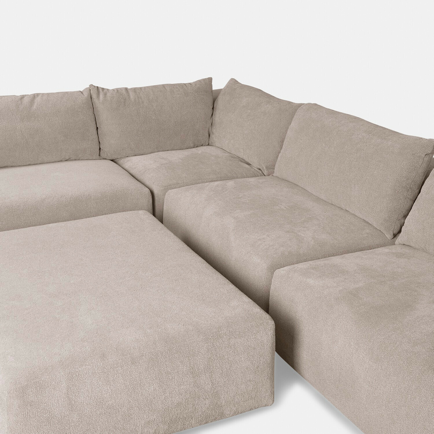 Modulsofa mit Hocker Northcombe