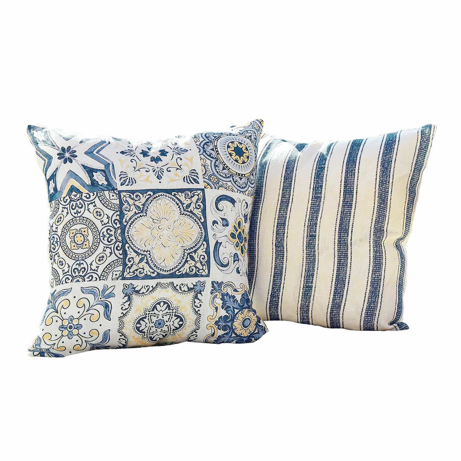 Lot de 2 housses de coussins Bourrignon