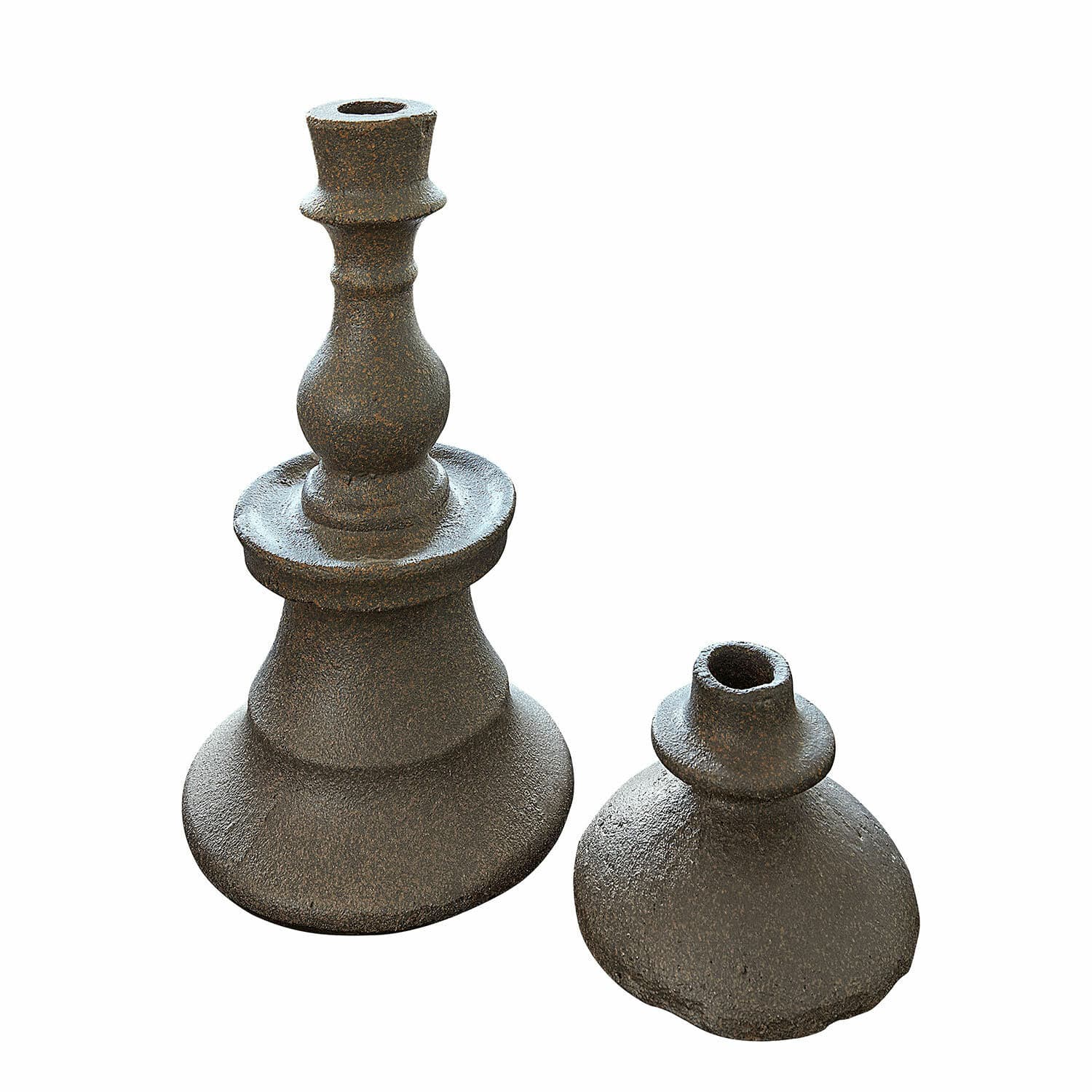 Lot de 2 bougeoirs 