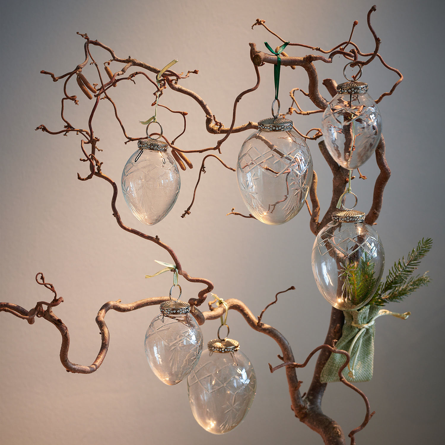 Lot de 6 décorations de Noël Roncey