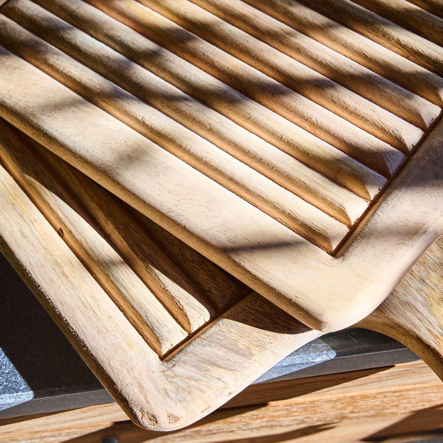 Lot de 2 planches en bois Vianzo