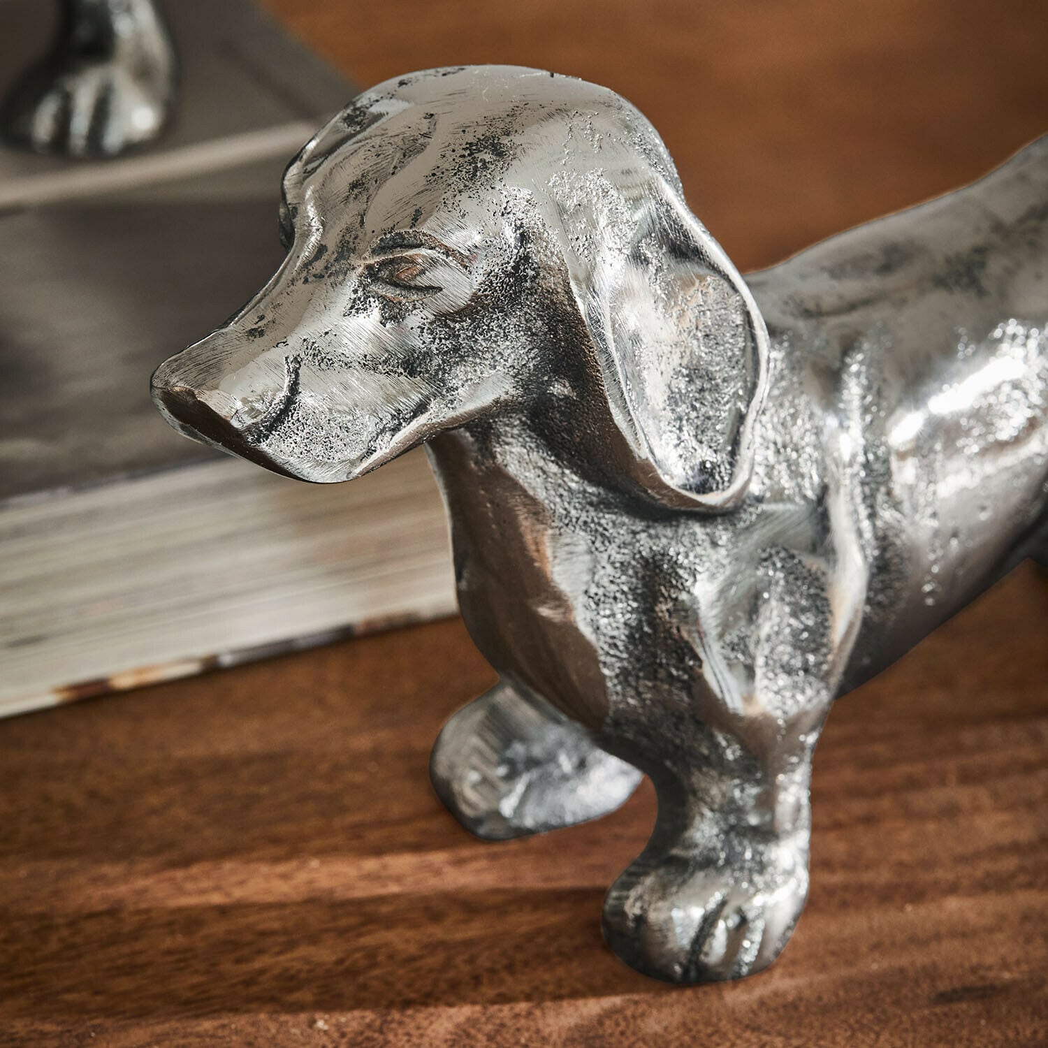 Lot de 2 chiens décoratifs Calwen