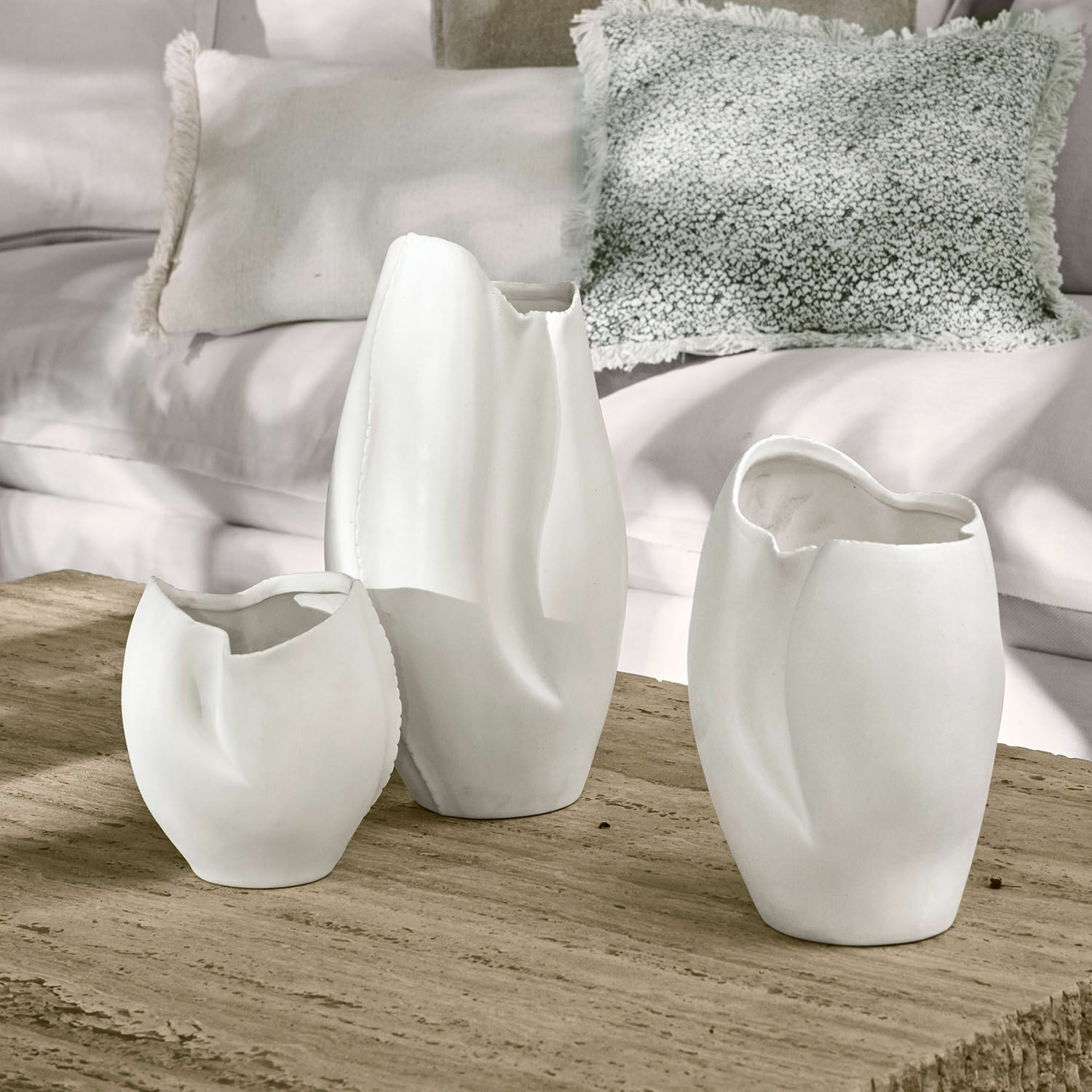 Lot de 3 vases Kazimad