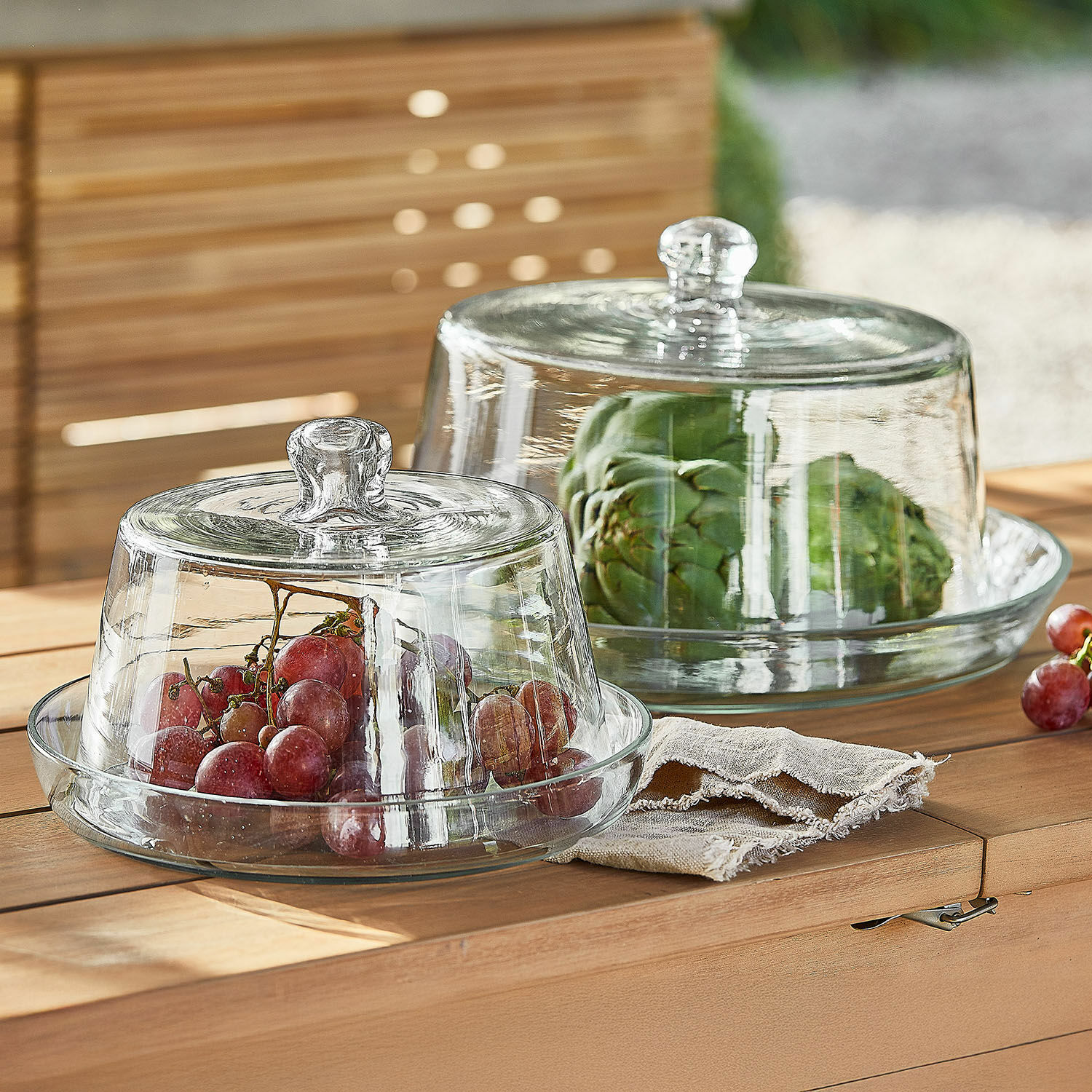 Lot de 2 cloches à gâteau Fixole