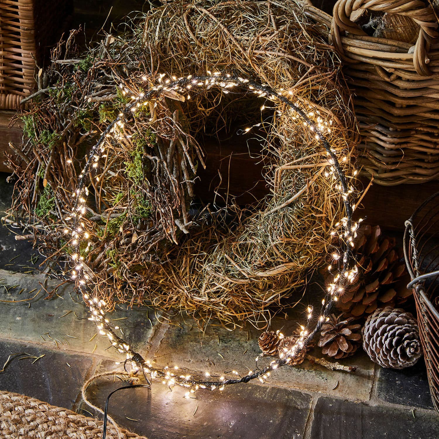 Couronne en LED Estavino