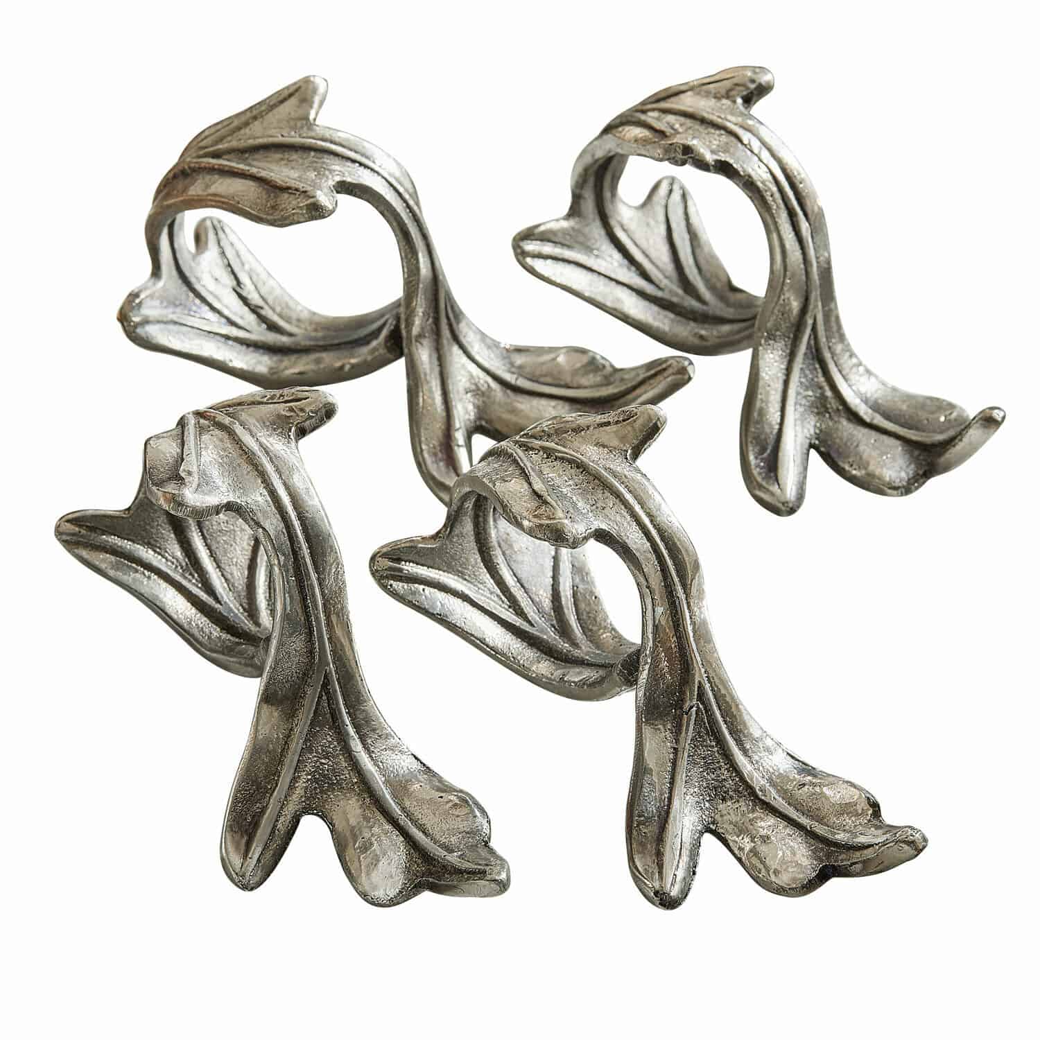 Lot de 4 ronds de serviettes Johann