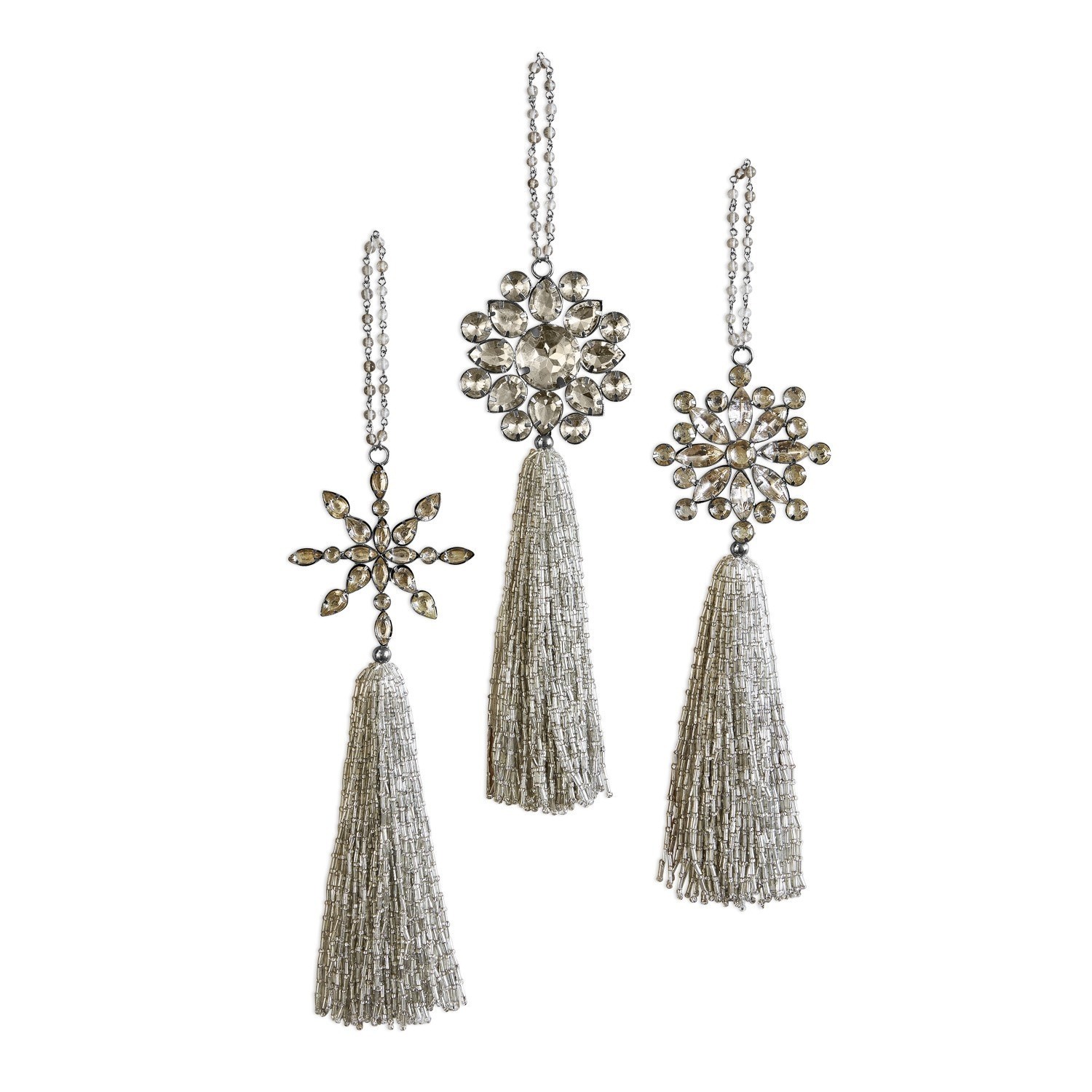 Lot de 3 décorations de Noël Pirey