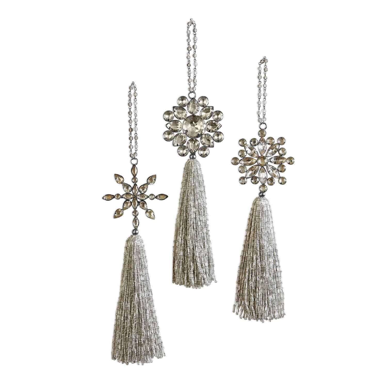 Lot de 3 décorations de Noël Pirey