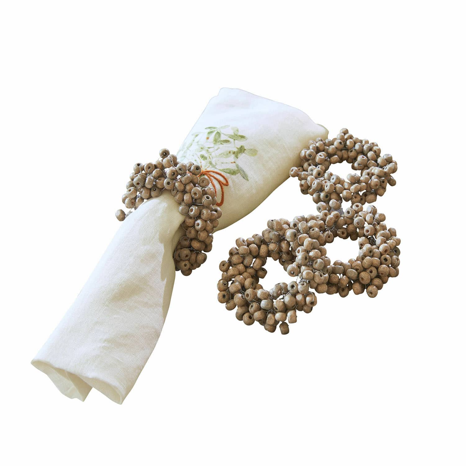 Lot de 4 ronds de serviettes Costavio